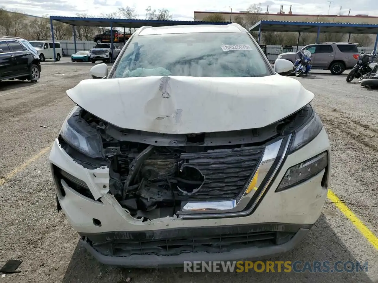 5 Photograph of a damaged car JN8AT3BB5MW234640 NISSAN ROGUE 2021