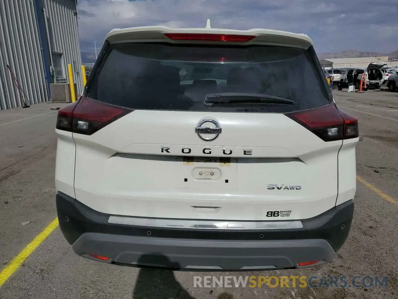 6 Photograph of a damaged car JN8AT3BB5MW234640 NISSAN ROGUE 2021
