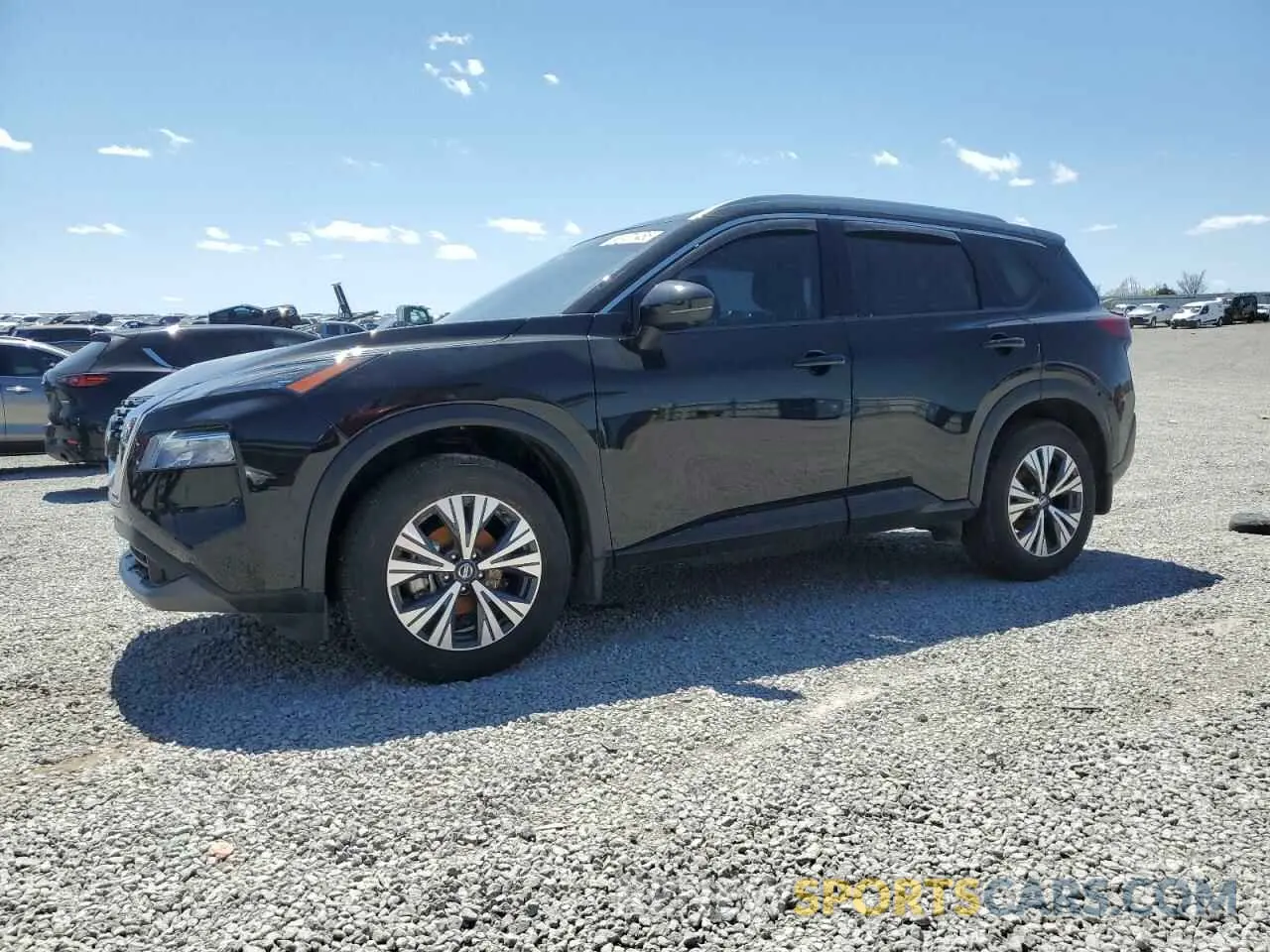 1 Photograph of a damaged car JN8AT3BB6MW205955 NISSAN ROGUE 2021