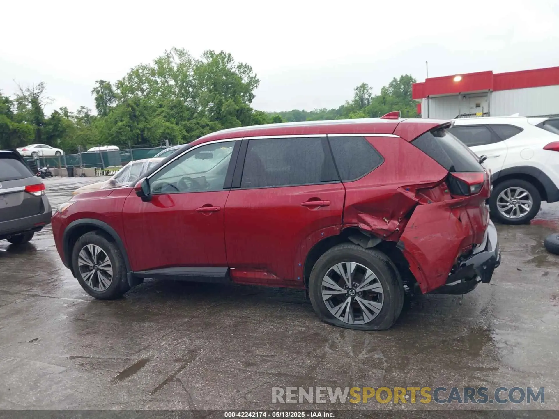 15 Photograph of a damaged car JN8AT3BB6MW207303 NISSAN ROGUE 2021