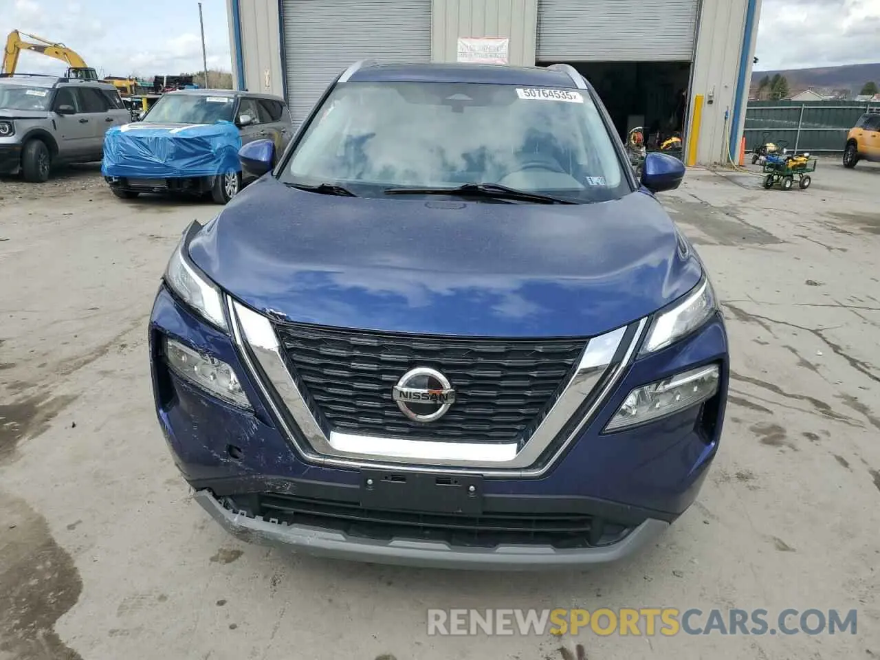 5 Photograph of a damaged car JN8AT3BB6MW214963 NISSAN ROGUE 2021