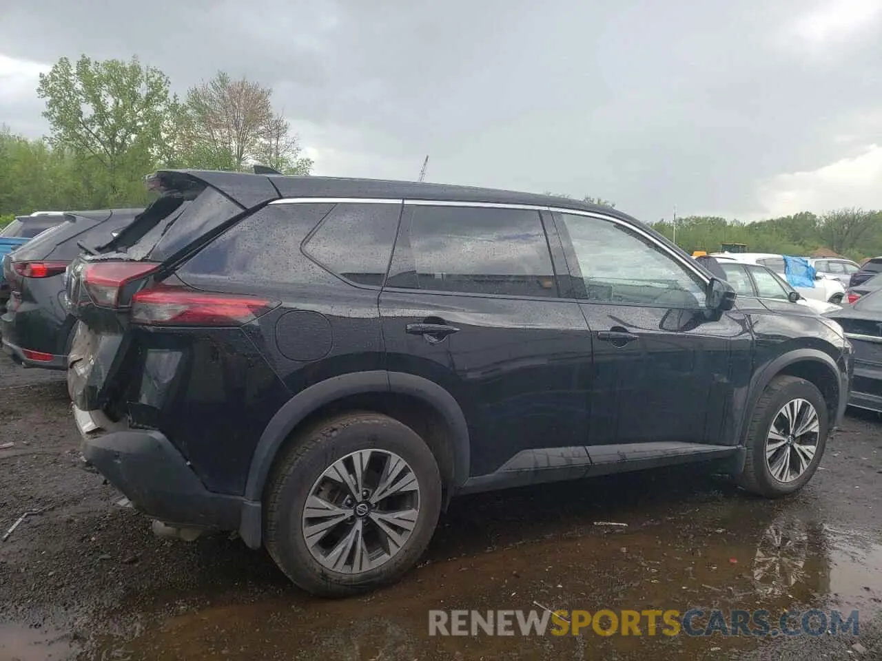 3 Photograph of a damaged car JN8AT3BB6MW216843 NISSAN ROGUE 2021