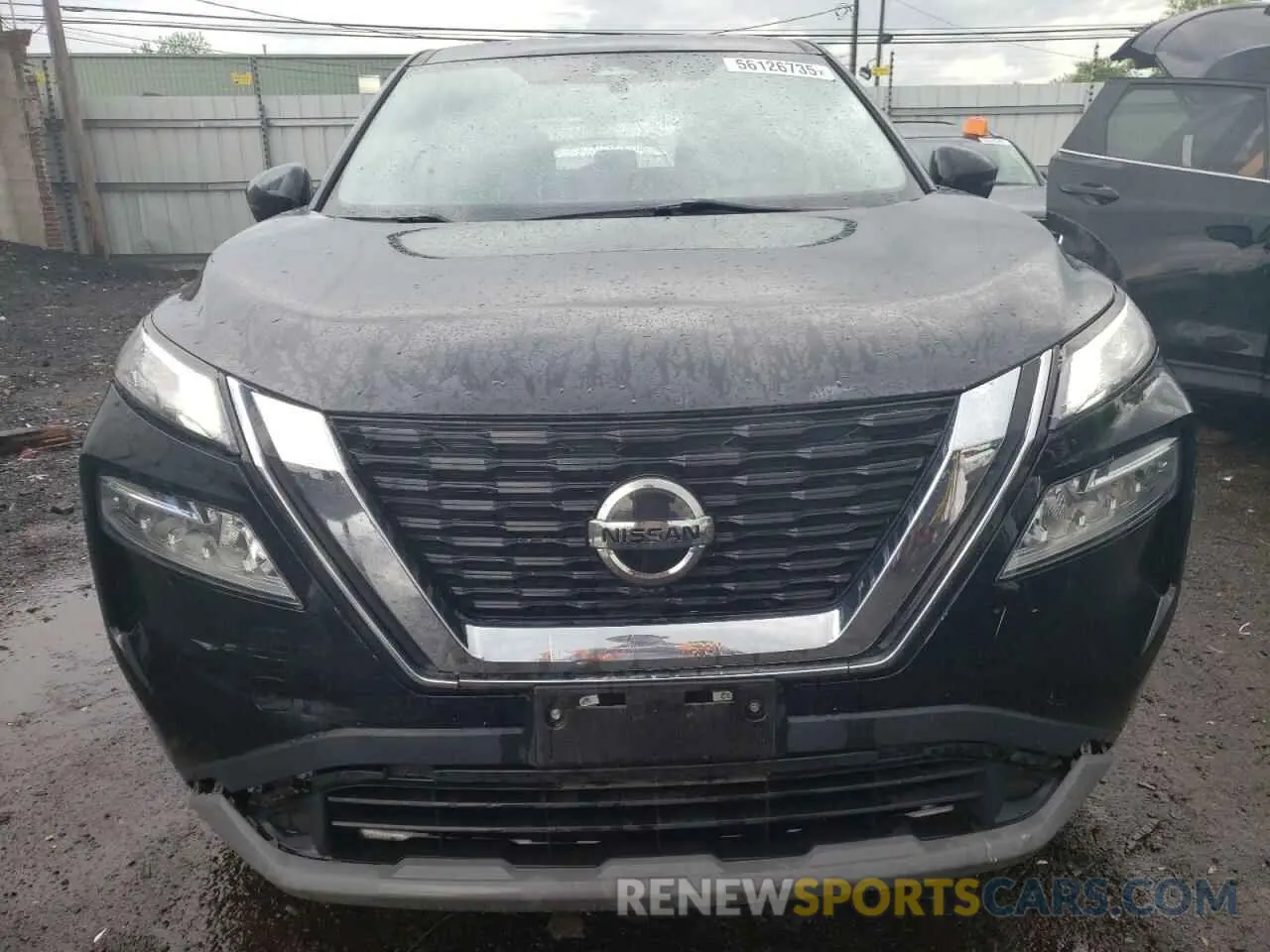 5 Photograph of a damaged car JN8AT3BB6MW216843 NISSAN ROGUE 2021