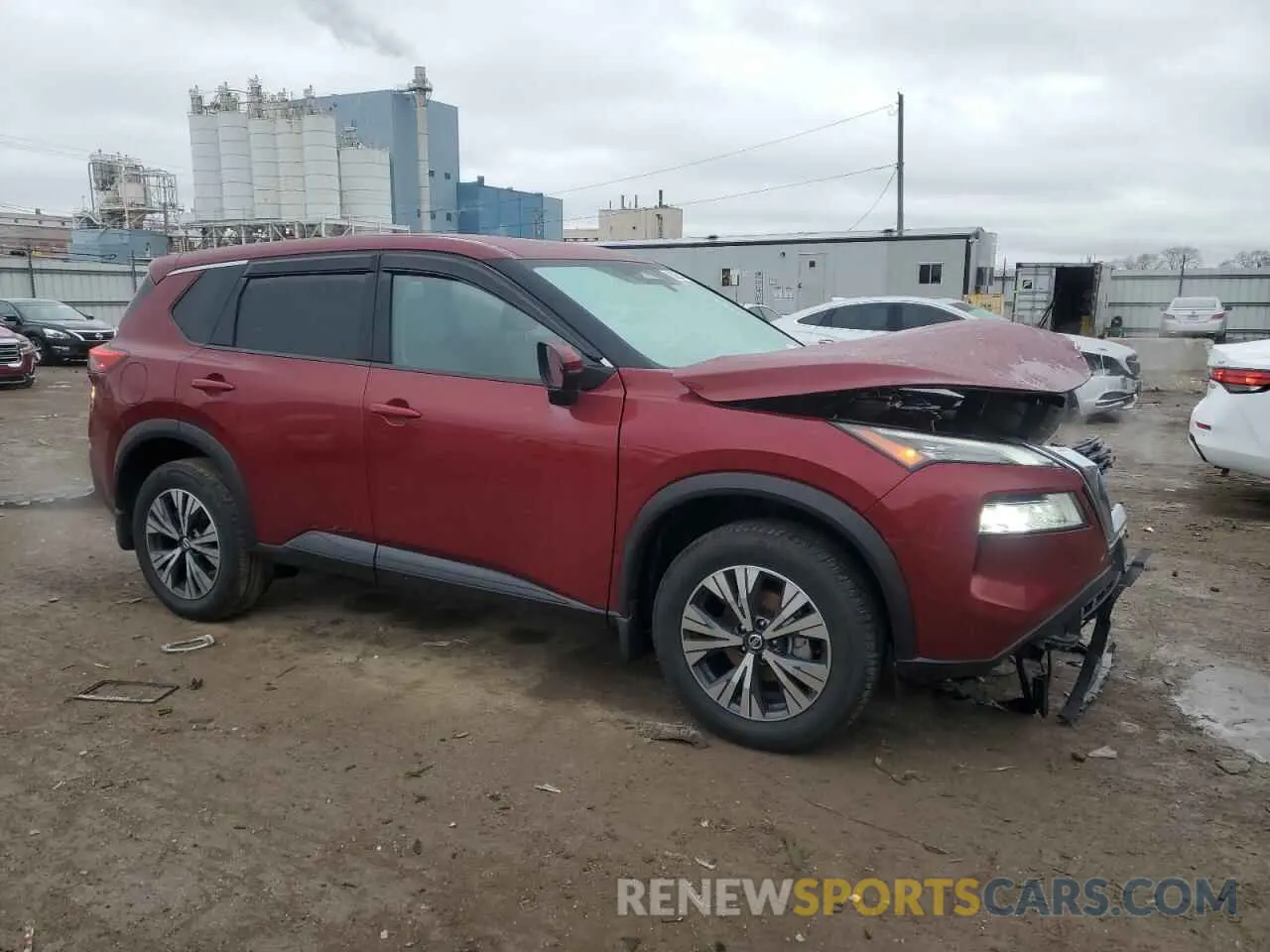 4 Photograph of a damaged car JN8AT3BB6MW220665 NISSAN ROGUE 2021
