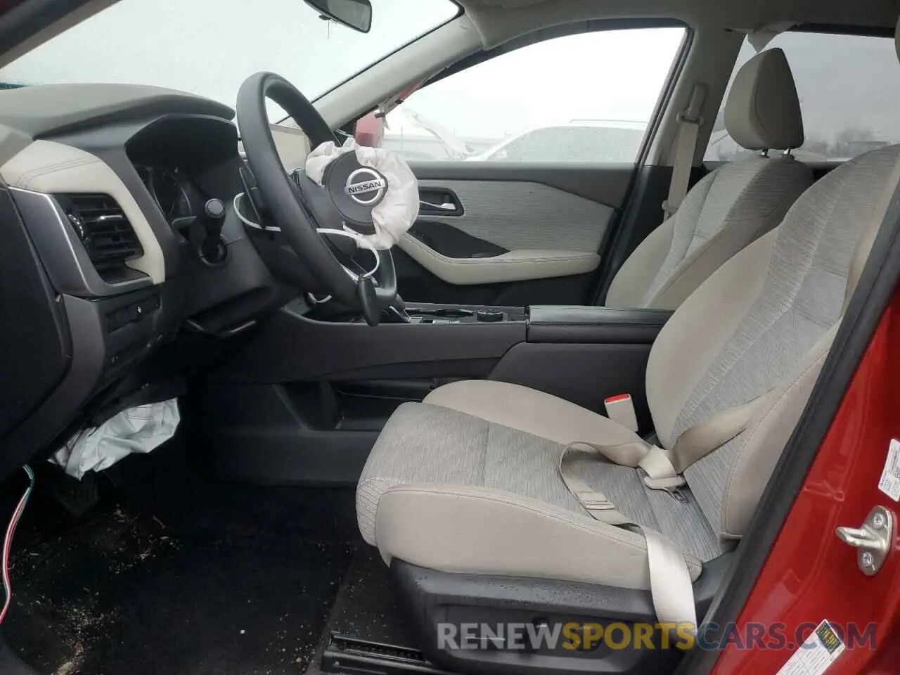 7 Photograph of a damaged car JN8AT3BB6MW220665 NISSAN ROGUE 2021