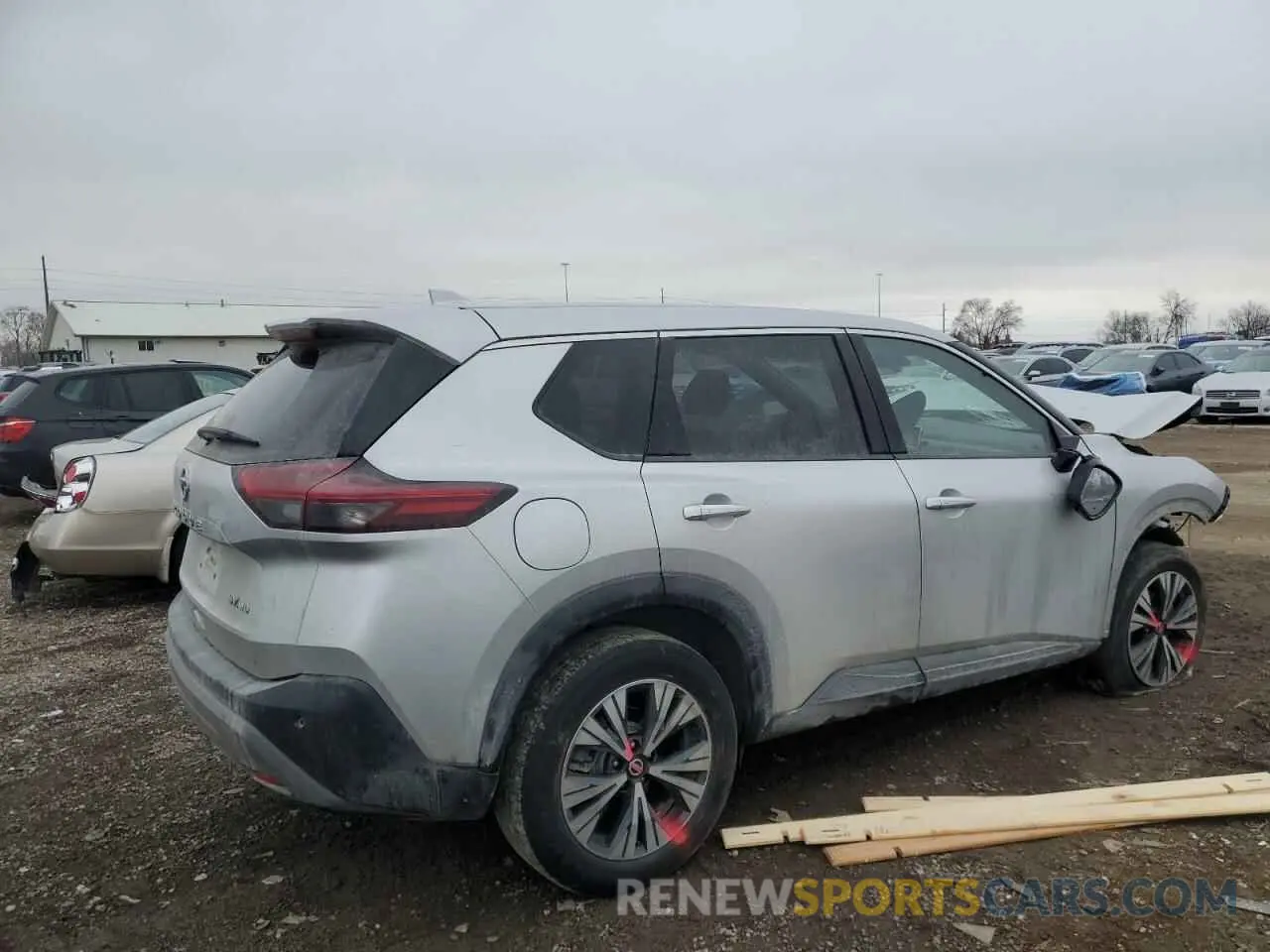 3 Photograph of a damaged car JN8AT3BB6MW223033 NISSAN ROGUE 2021