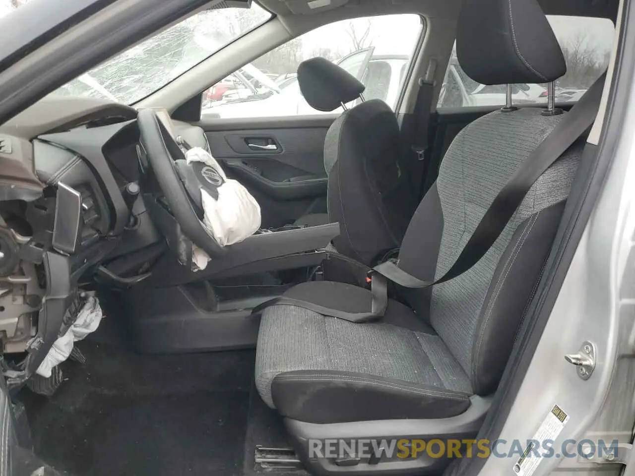 7 Photograph of a damaged car JN8AT3BB6MW223033 NISSAN ROGUE 2021