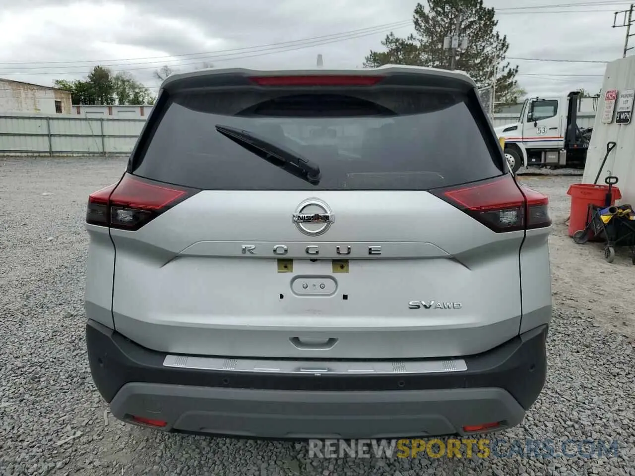 6 Photograph of a damaged car JN8AT3BB6MW231035 NISSAN ROGUE 2021