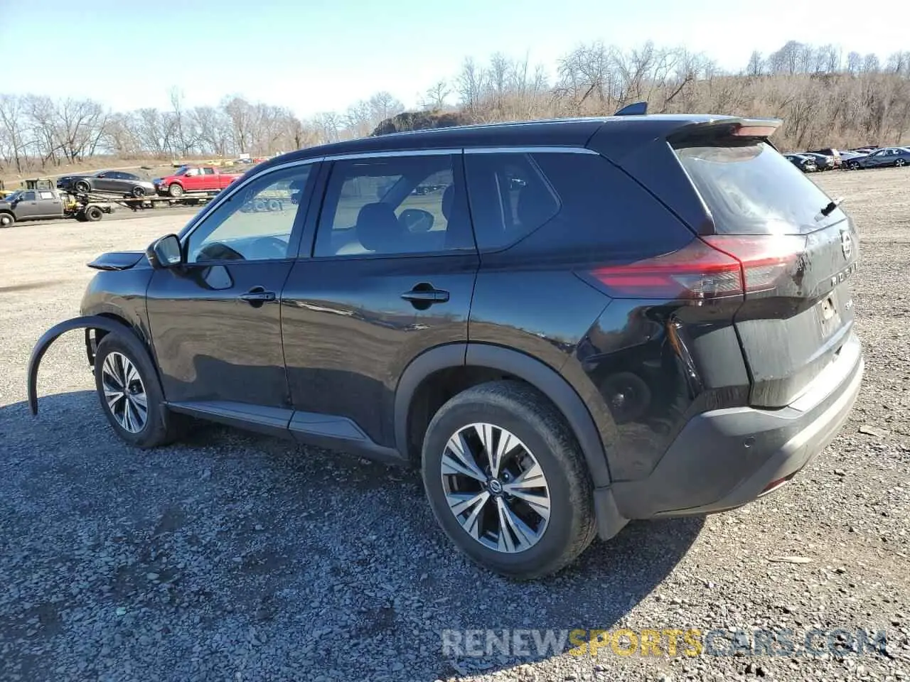 2 Photograph of a damaged car JN8AT3BB7MW201770 NISSAN ROGUE 2021