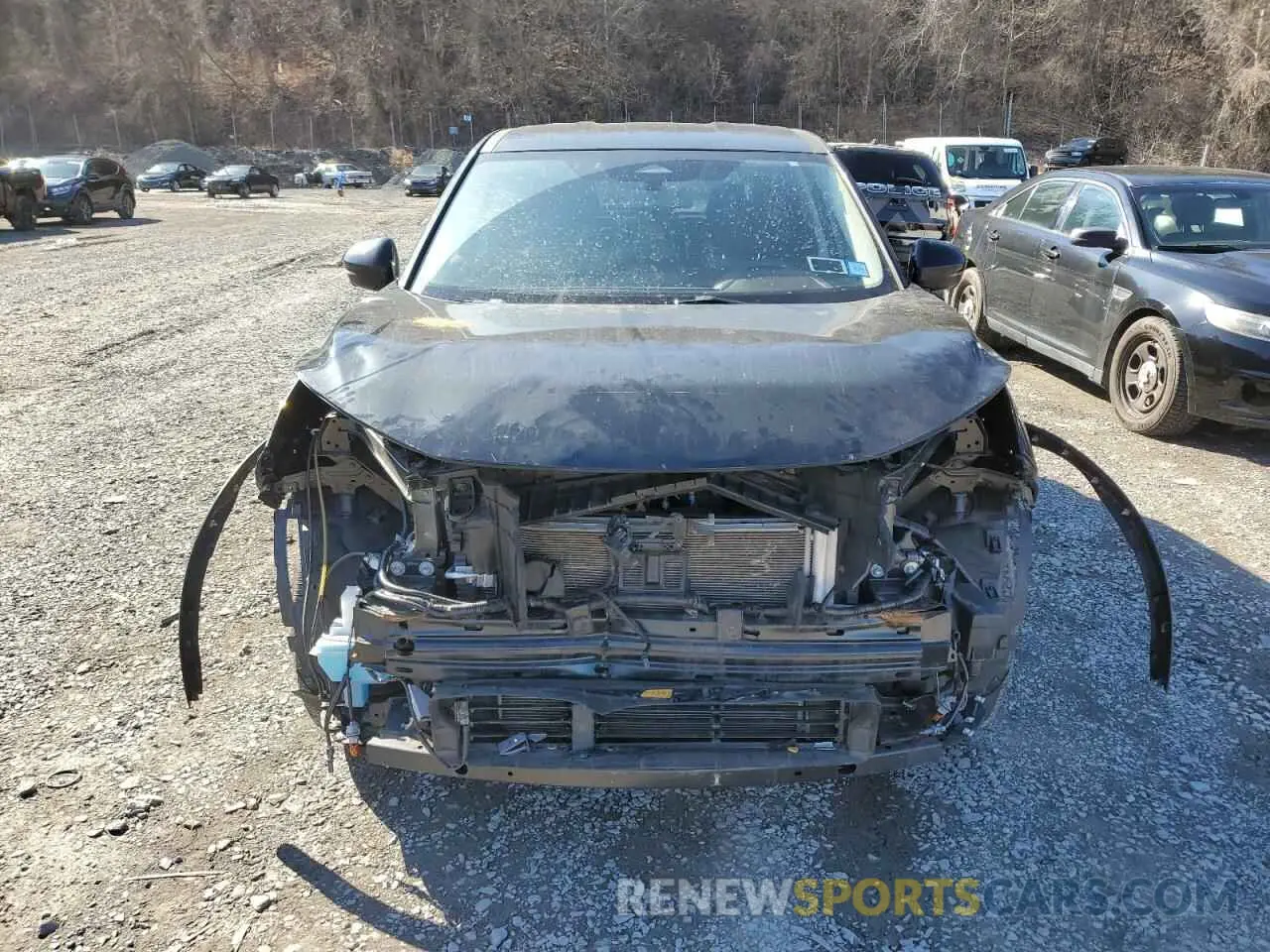 5 Photograph of a damaged car JN8AT3BB7MW201770 NISSAN ROGUE 2021