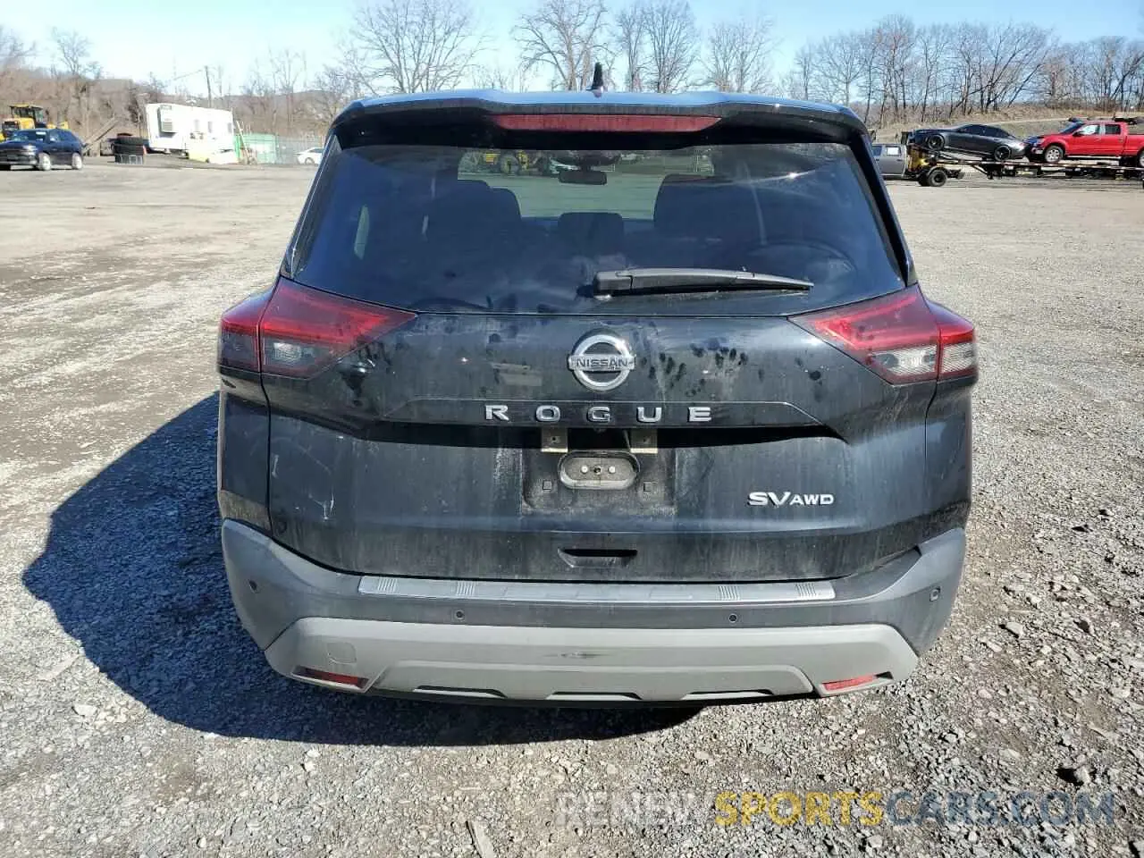 6 Photograph of a damaged car JN8AT3BB7MW201770 NISSAN ROGUE 2021