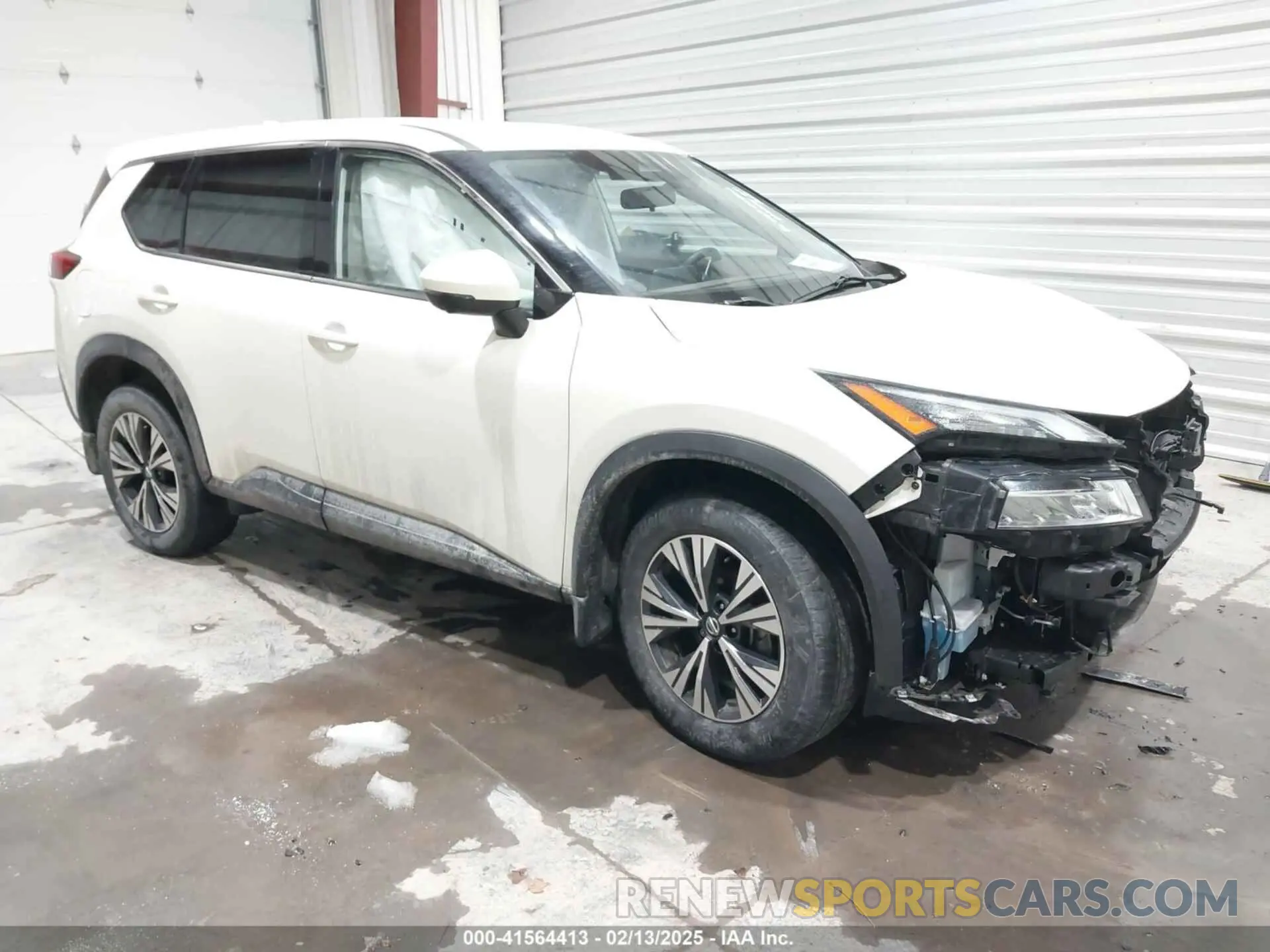 1 Photograph of a damaged car JN8AT3BB7MW219055 NISSAN ROGUE 2021