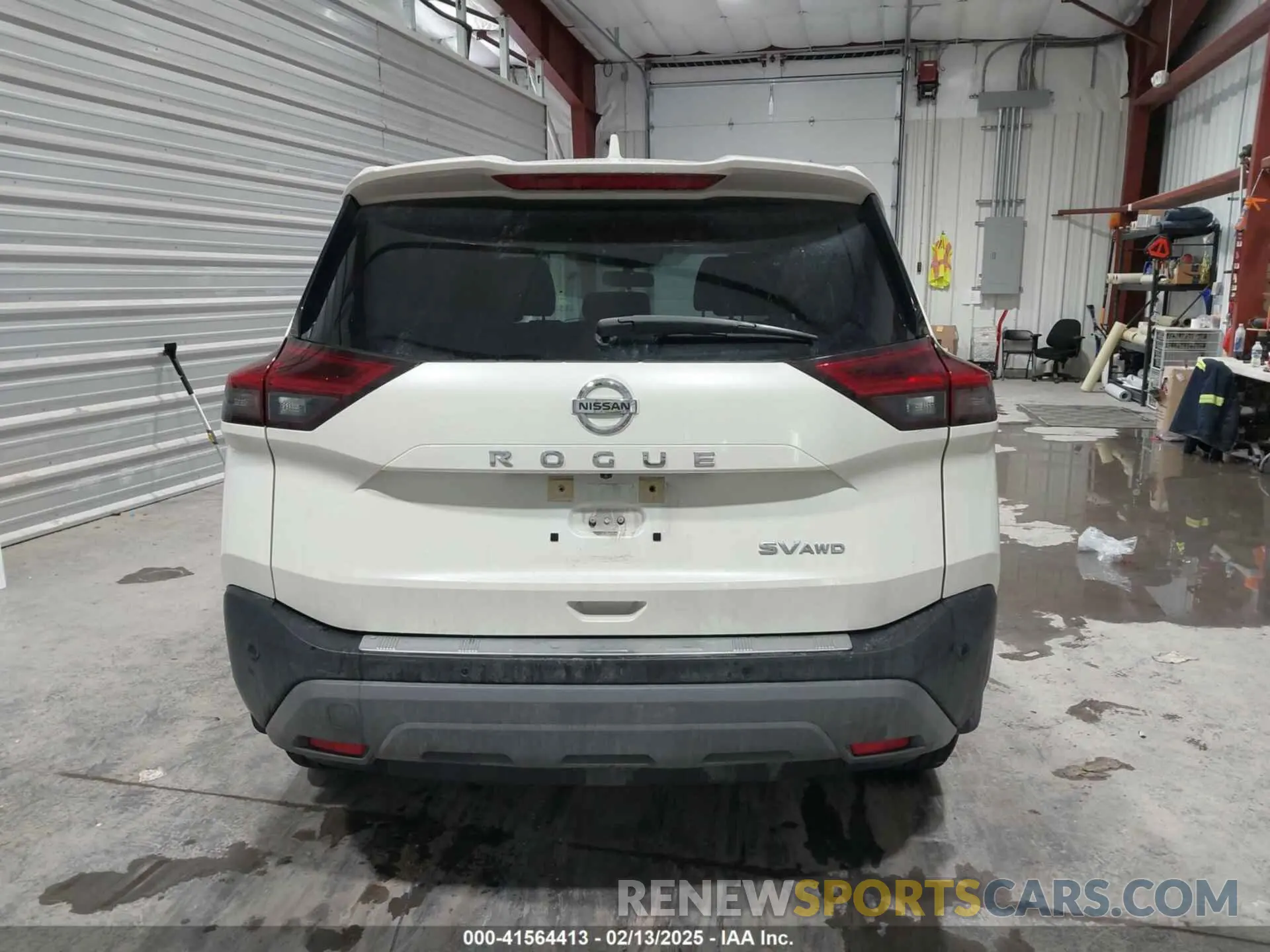 16 Photograph of a damaged car JN8AT3BB7MW219055 NISSAN ROGUE 2021