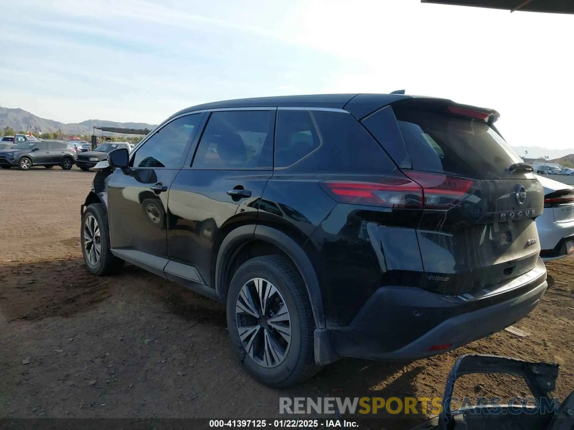 3 Photograph of a damaged car JN8AT3BB7MW227687 NISSAN ROGUE 2021