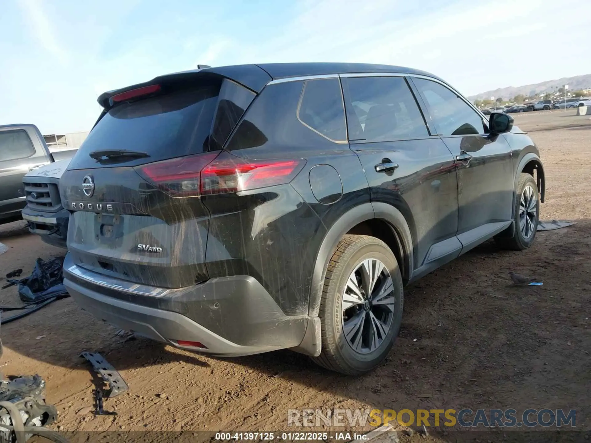 4 Photograph of a damaged car JN8AT3BB7MW227687 NISSAN ROGUE 2021