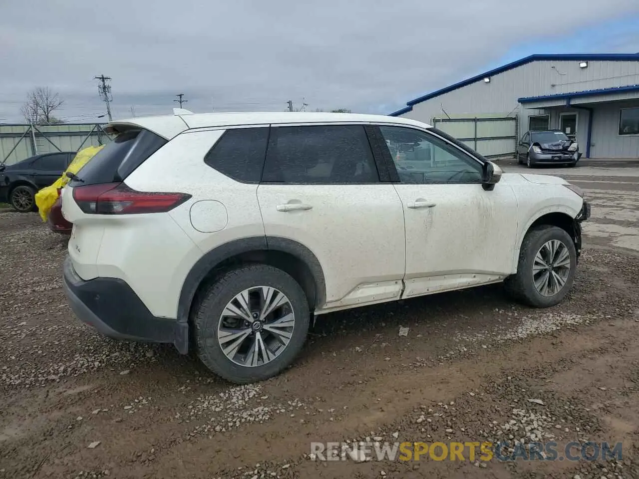 3 Photograph of a damaged car JN8AT3BB8MW209098 NISSAN ROGUE 2021