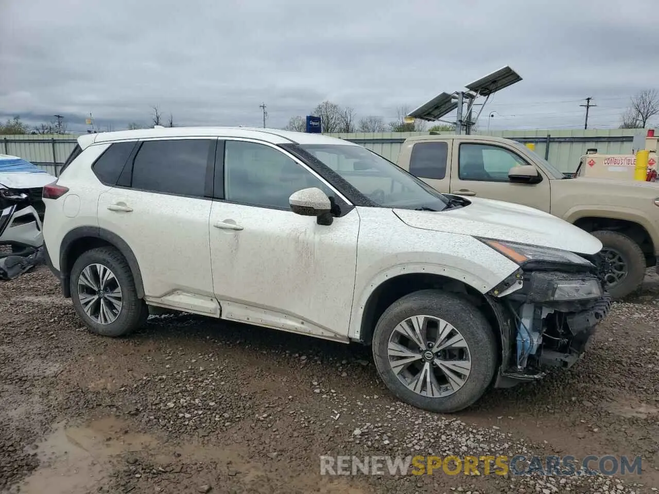4 Photograph of a damaged car JN8AT3BB8MW209098 NISSAN ROGUE 2021