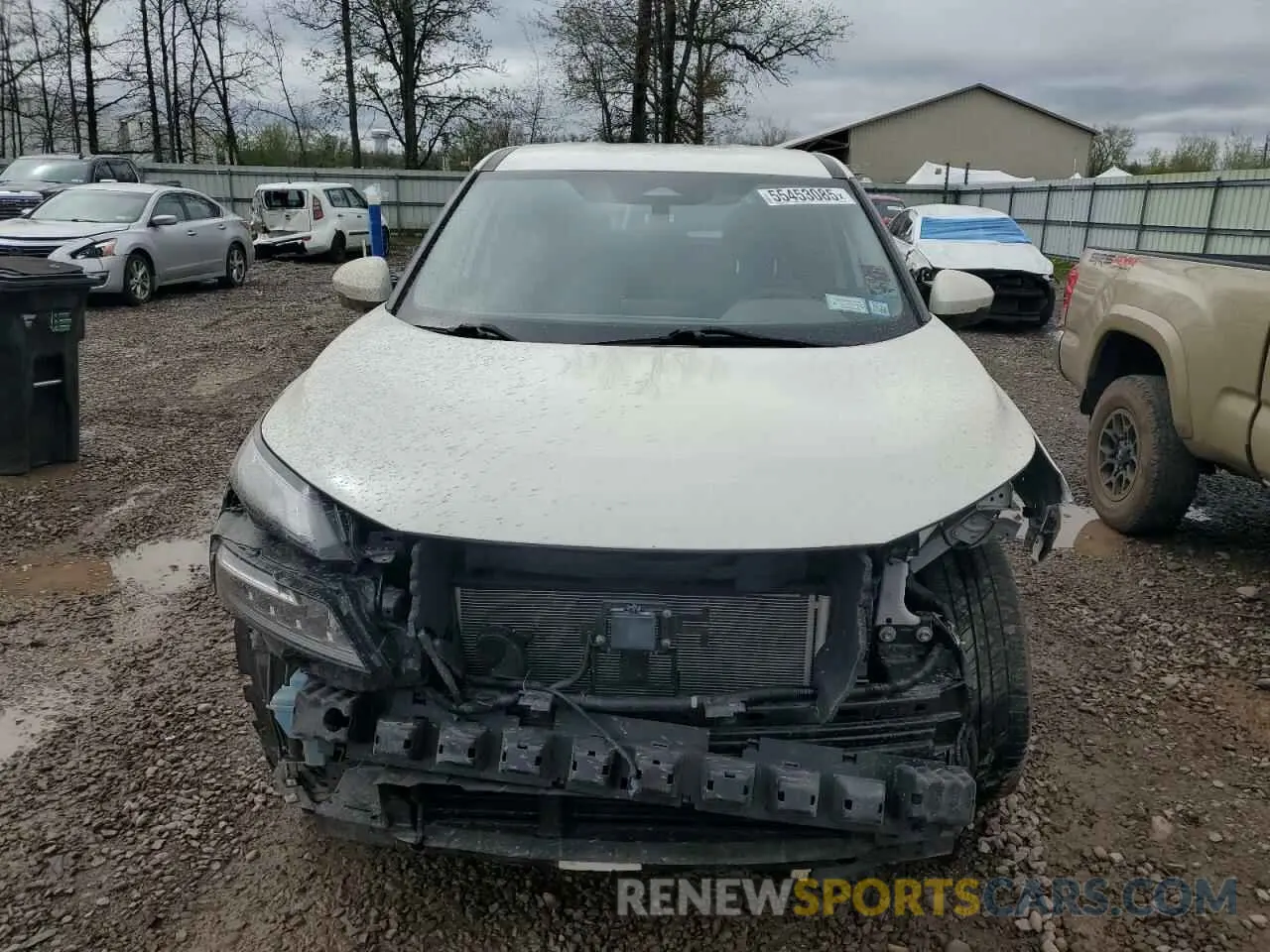 5 Photograph of a damaged car JN8AT3BB8MW209098 NISSAN ROGUE 2021