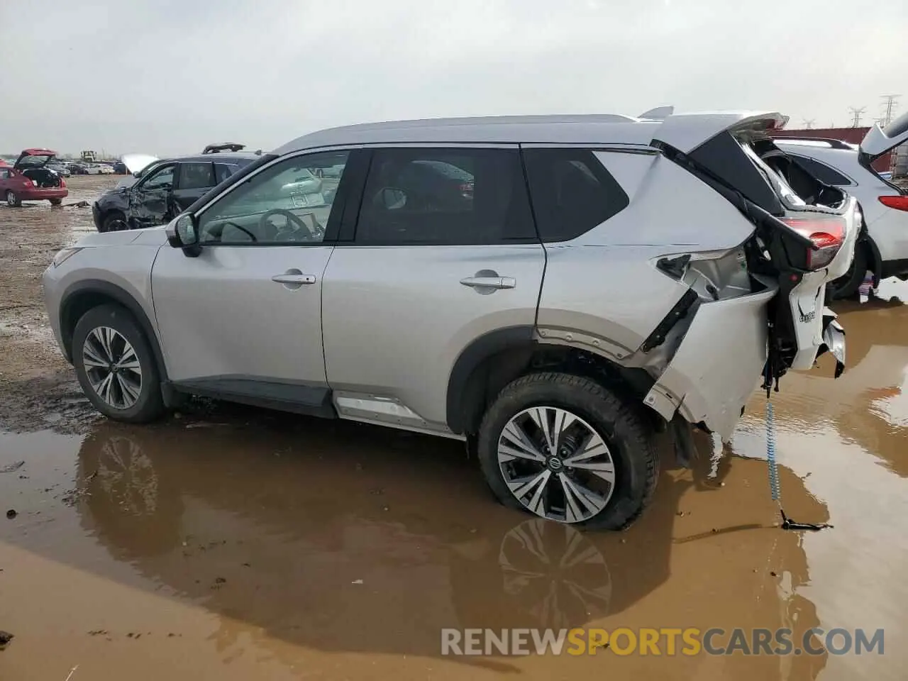 2 Photograph of a damaged car JN8AT3BB8MW216116 NISSAN ROGUE 2021