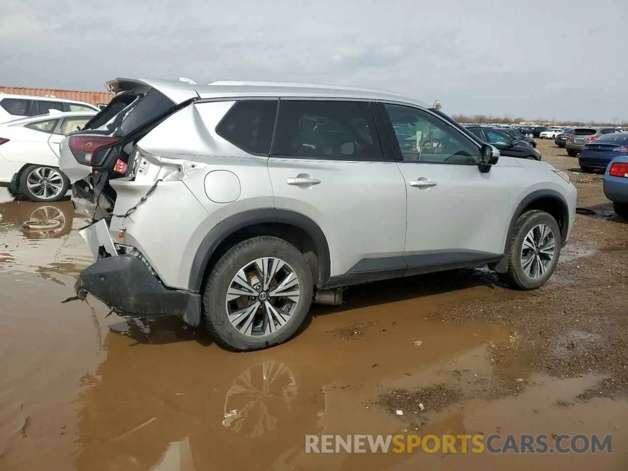 3 Photograph of a damaged car JN8AT3BB8MW216116 NISSAN ROGUE 2021