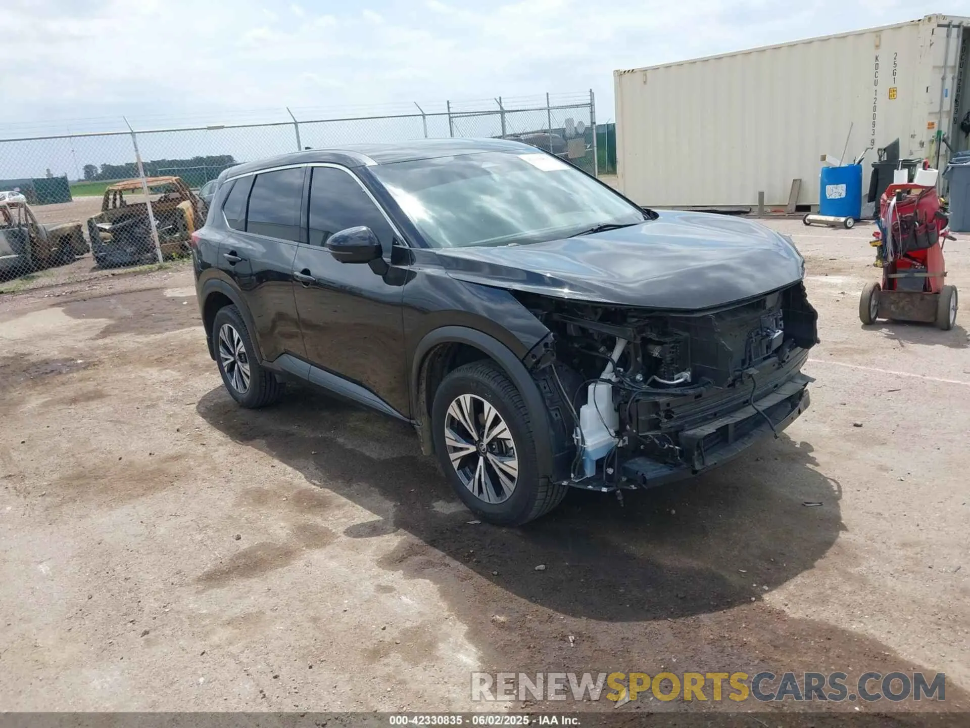 1 Photograph of a damaged car JN8AT3BB8MW216293 NISSAN ROGUE 2021