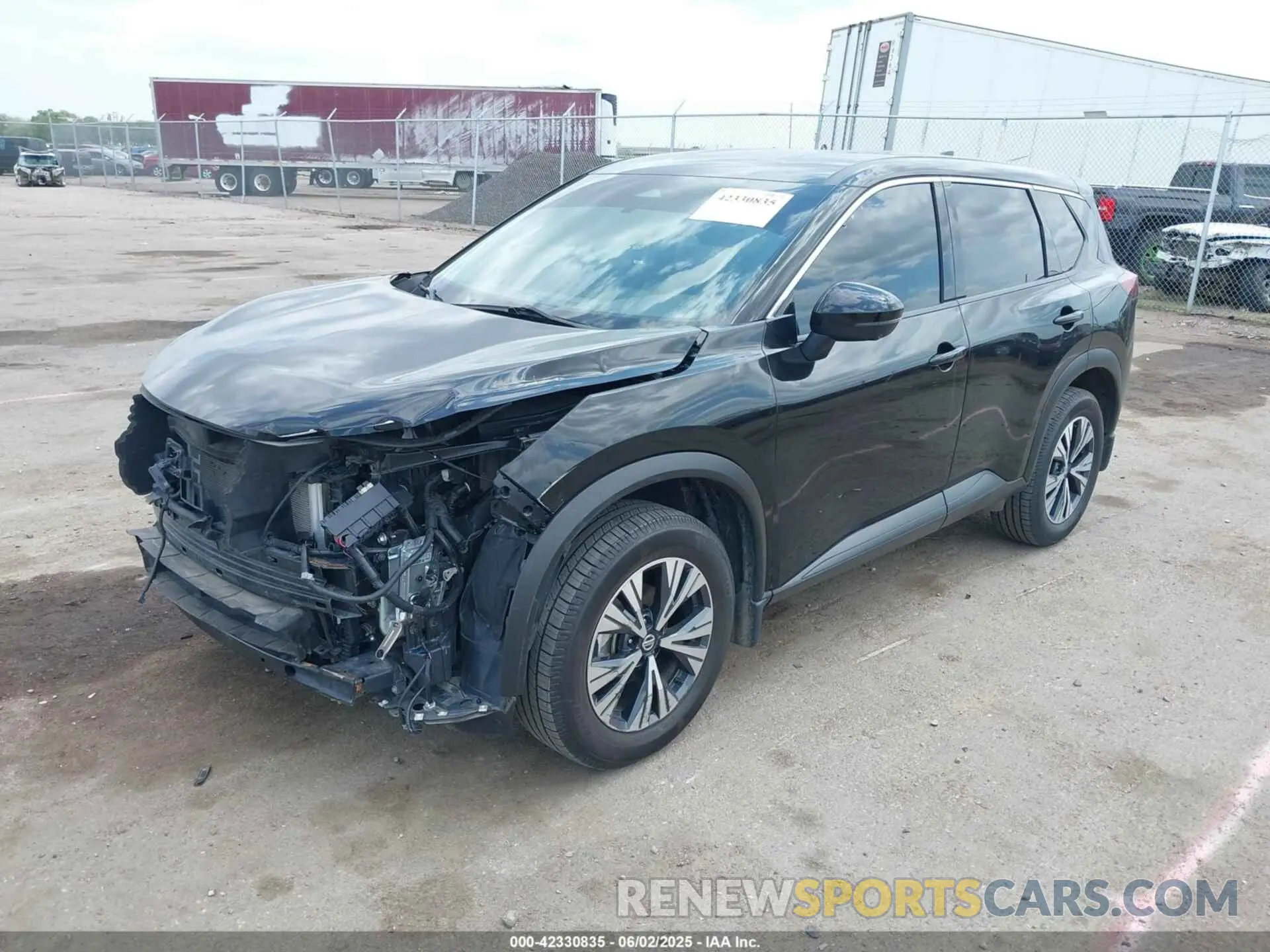 2 Photograph of a damaged car JN8AT3BB8MW216293 NISSAN ROGUE 2021