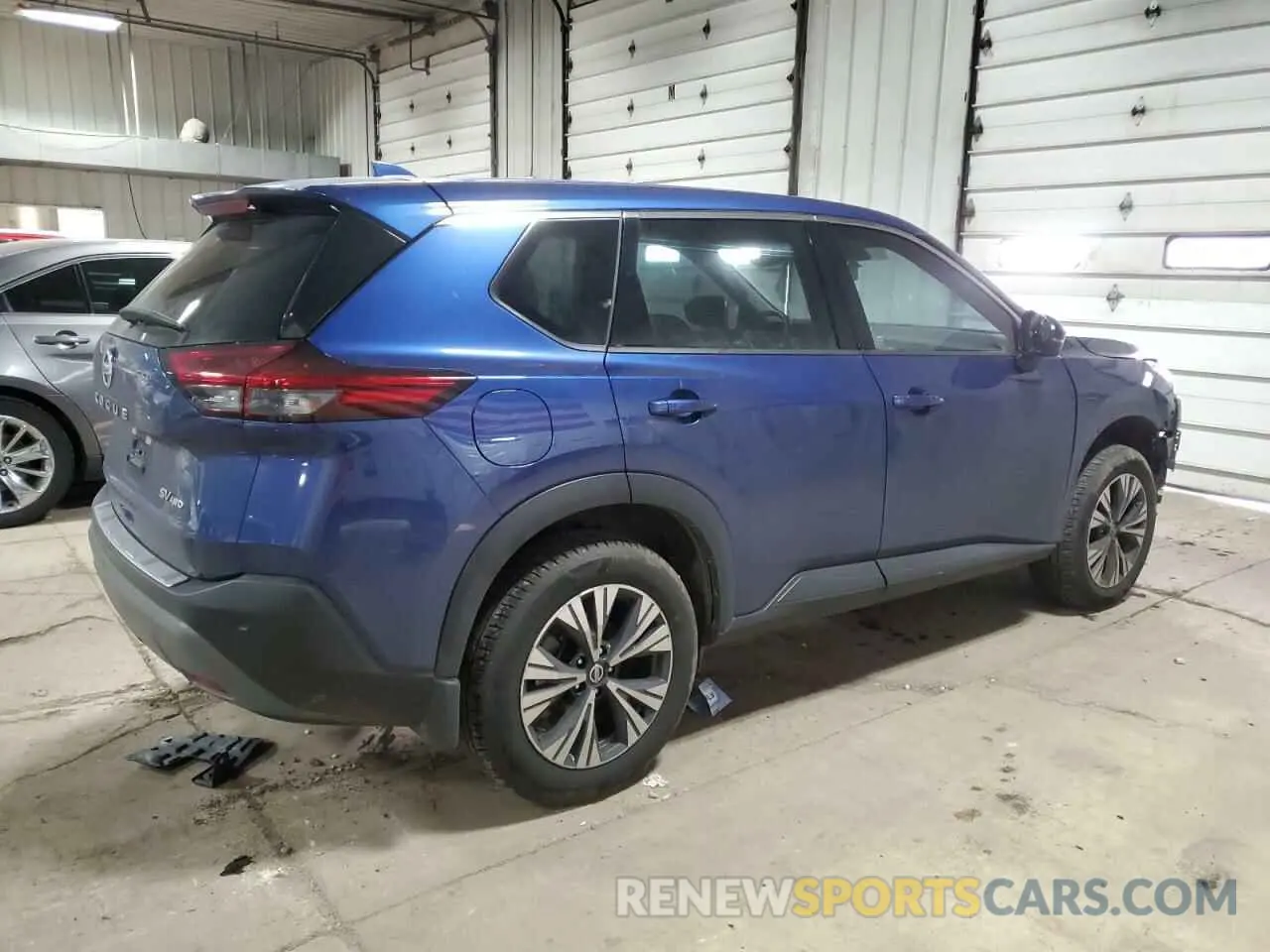 3 Photograph of a damaged car JN8AT3BB8MW220103 NISSAN ROGUE 2021