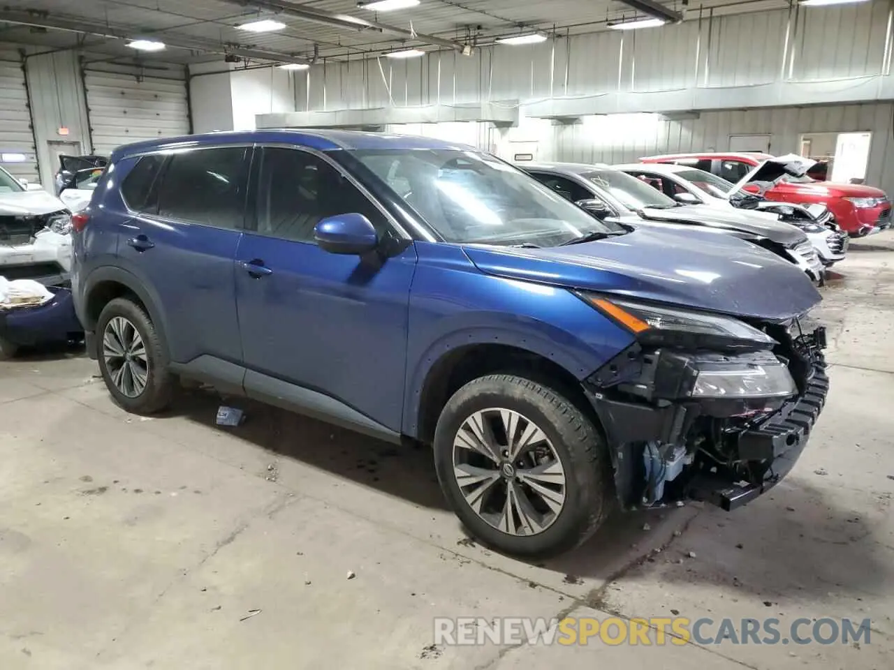 4 Photograph of a damaged car JN8AT3BB8MW220103 NISSAN ROGUE 2021
