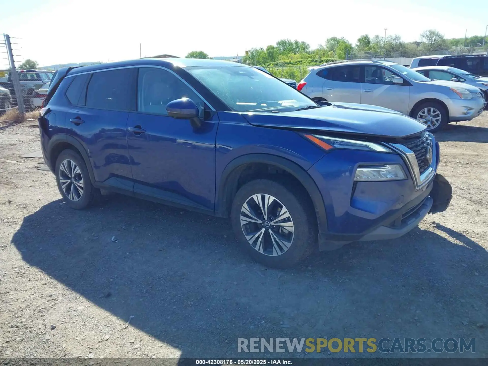 1 Photograph of a damaged car JN8AT3BB8MW223437 NISSAN ROGUE 2021