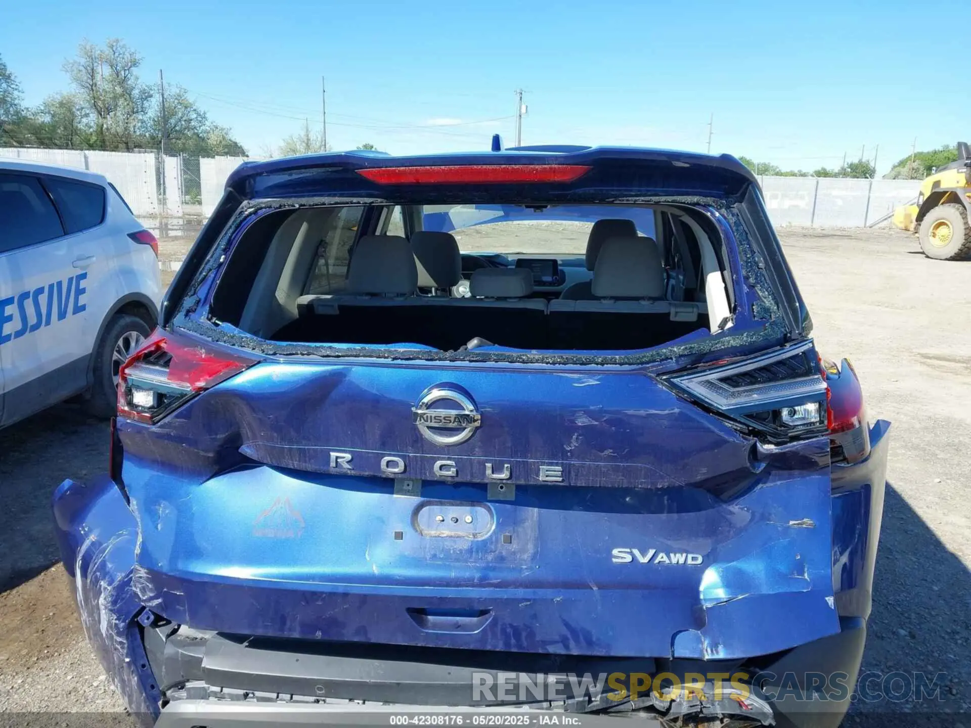 6 Photograph of a damaged car JN8AT3BB8MW223437 NISSAN ROGUE 2021