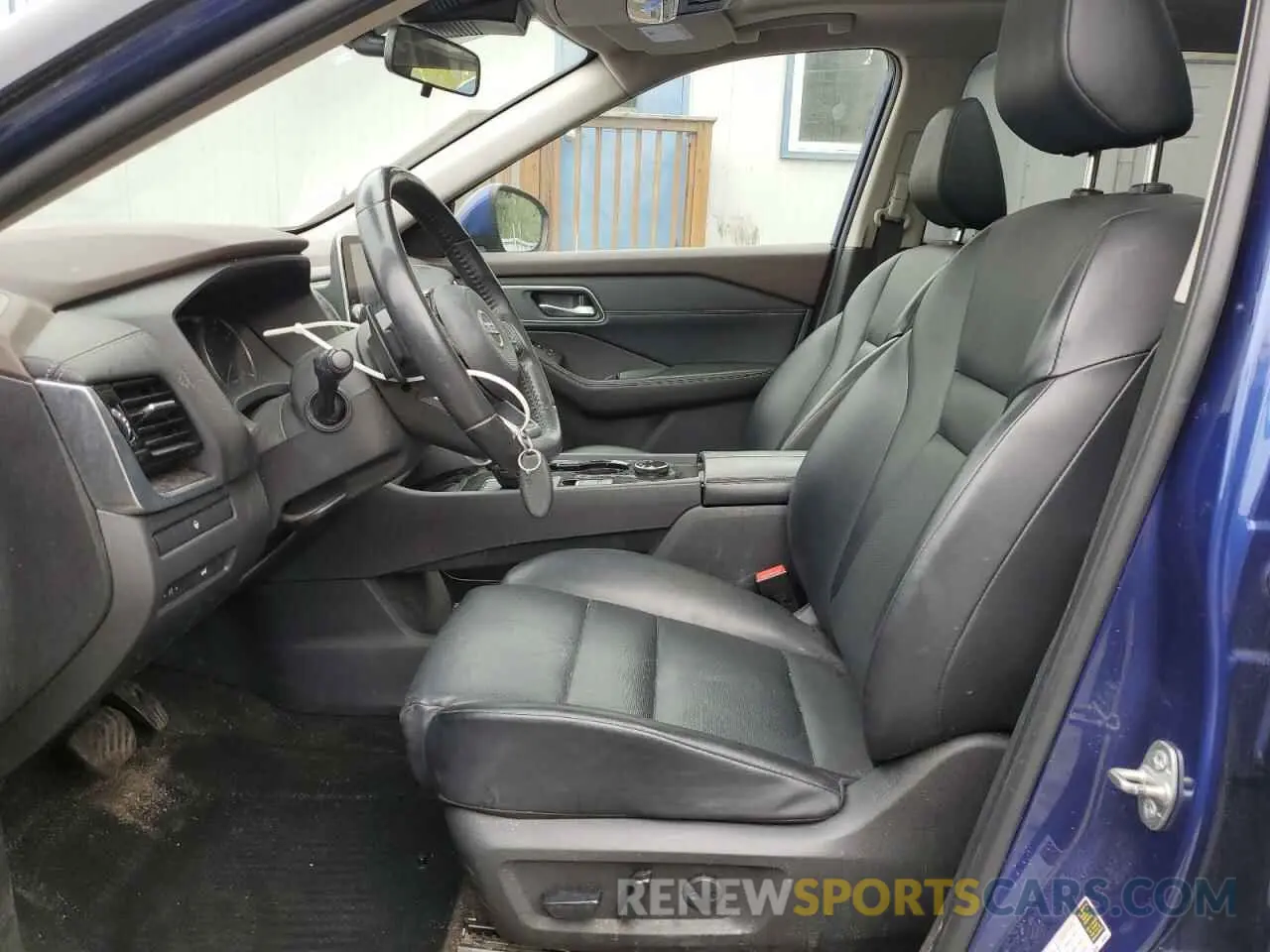 7 Photograph of a damaged car JN8AT3BB9MW206307 NISSAN ROGUE 2021