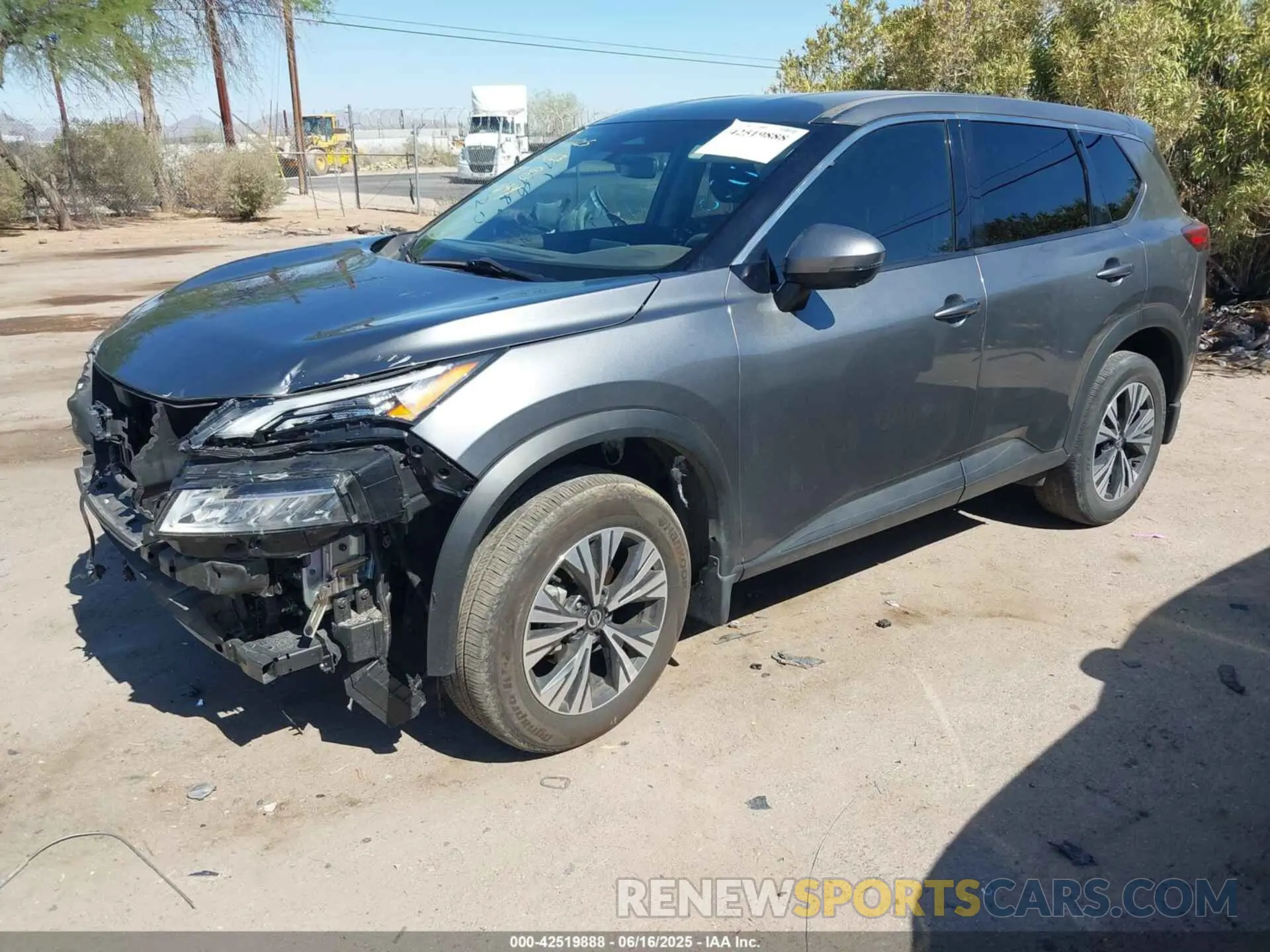 2 Photograph of a damaged car JN8AT3BB9MW220191 NISSAN ROGUE 2021