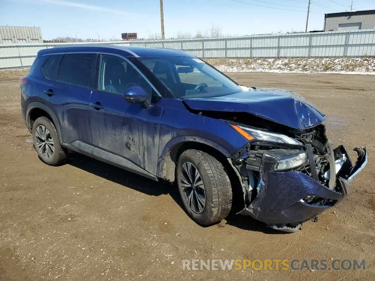 4 Photograph of a damaged car JN8AT3BB9MW228839 NISSAN ROGUE 2021