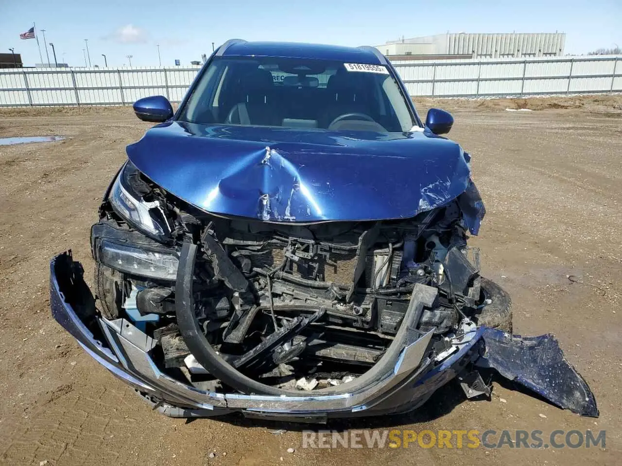 5 Photograph of a damaged car JN8AT3BB9MW228839 NISSAN ROGUE 2021