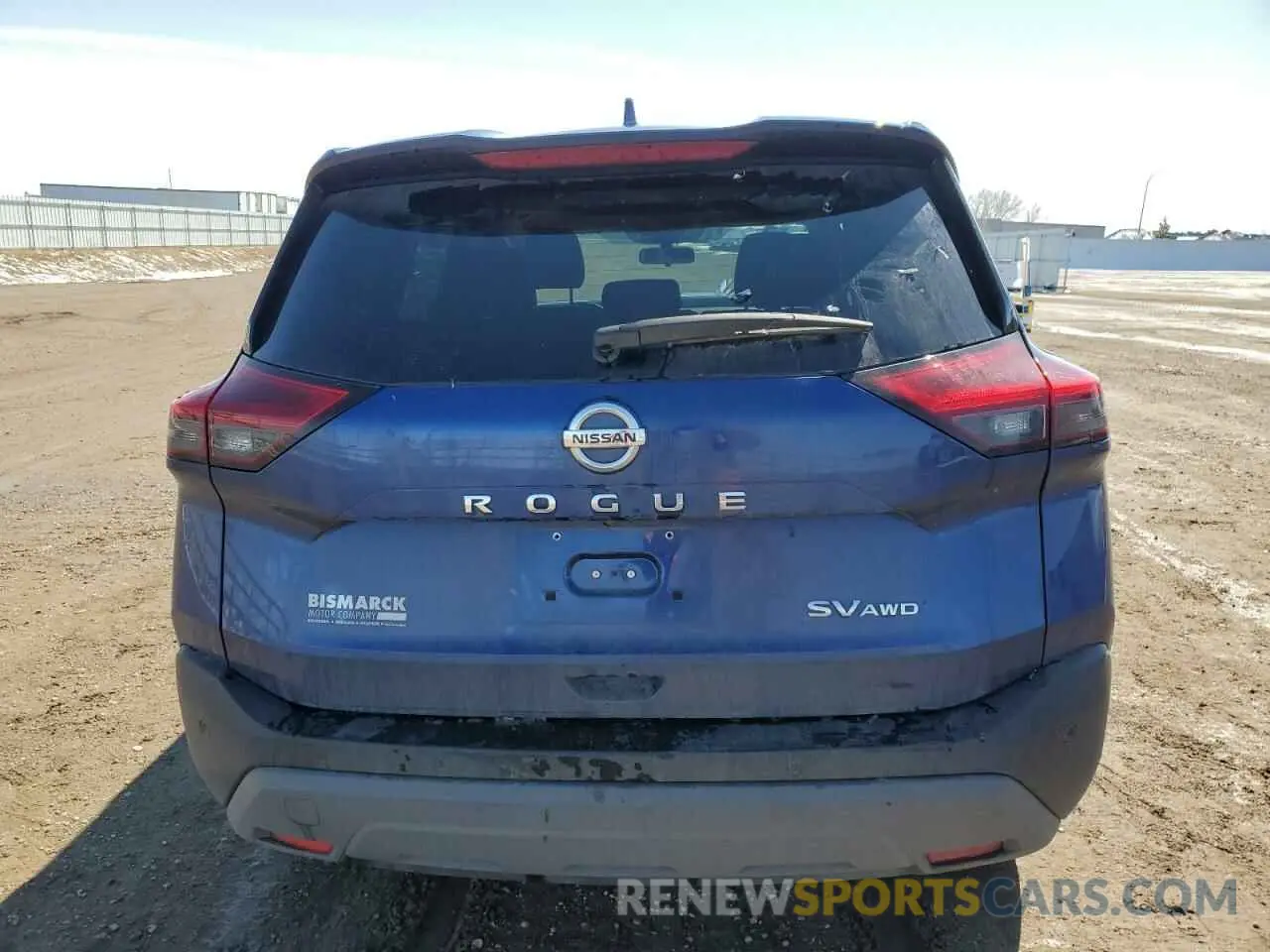 6 Photograph of a damaged car JN8AT3BB9MW228839 NISSAN ROGUE 2021