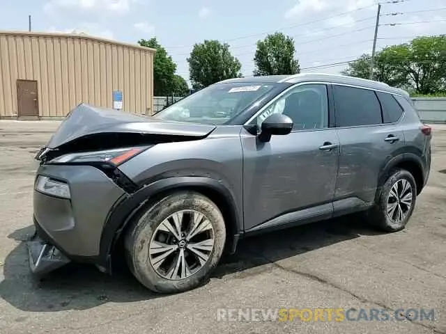 14 Photograph of a damaged car JN8AT3BB9MW230624 NISSAN ROGUE 2021