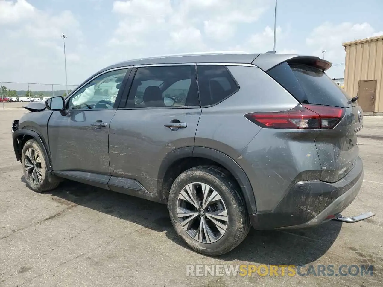 2 Photograph of a damaged car JN8AT3BB9MW230624 NISSAN ROGUE 2021