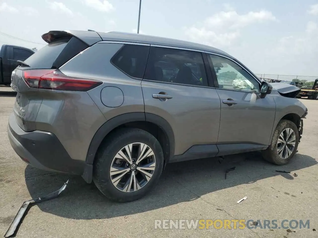 3 Photograph of a damaged car JN8AT3BB9MW230624 NISSAN ROGUE 2021