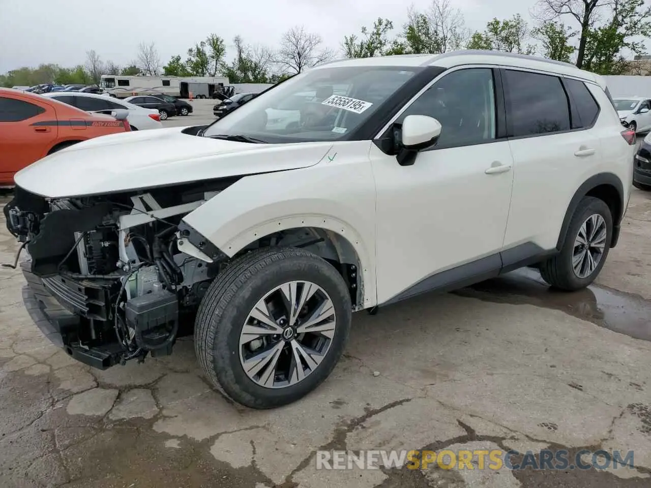 1 Photograph of a damaged car JN8AT3BB9MW235127 NISSAN ROGUE 2021