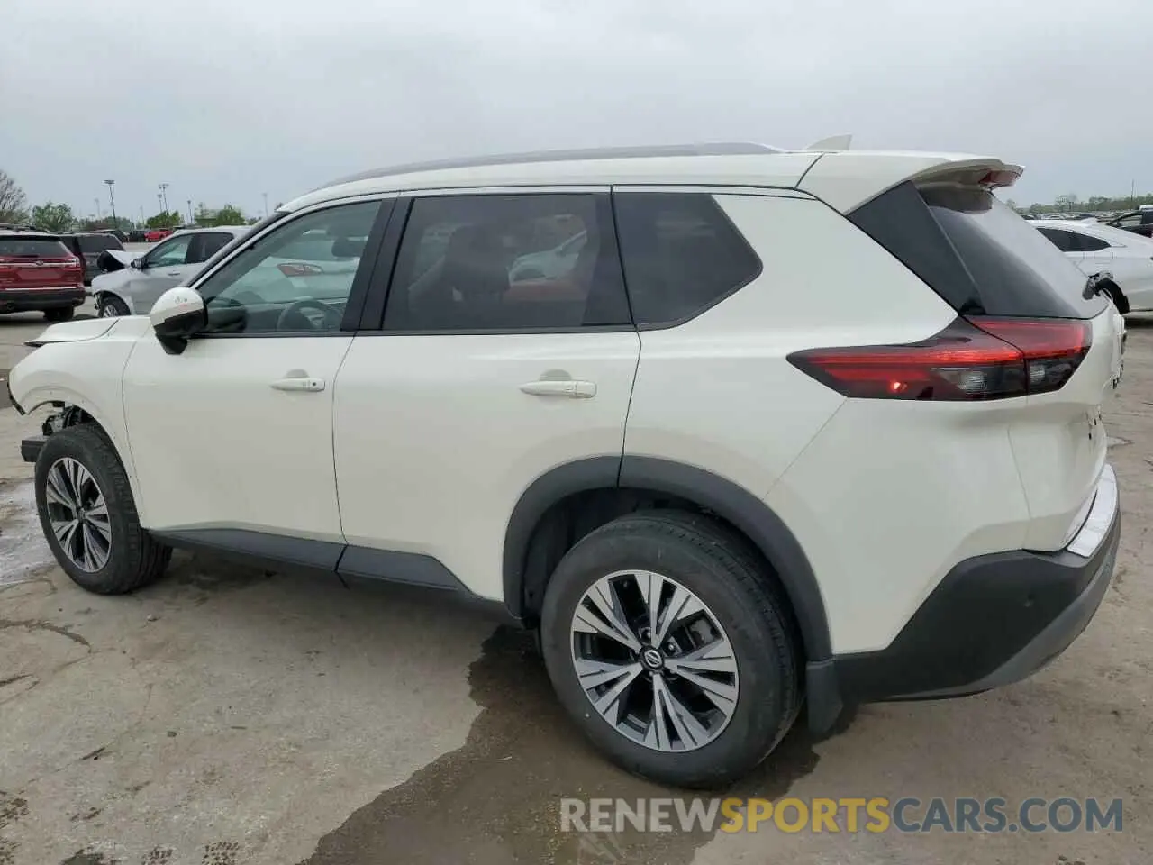2 Photograph of a damaged car JN8AT3BB9MW235127 NISSAN ROGUE 2021