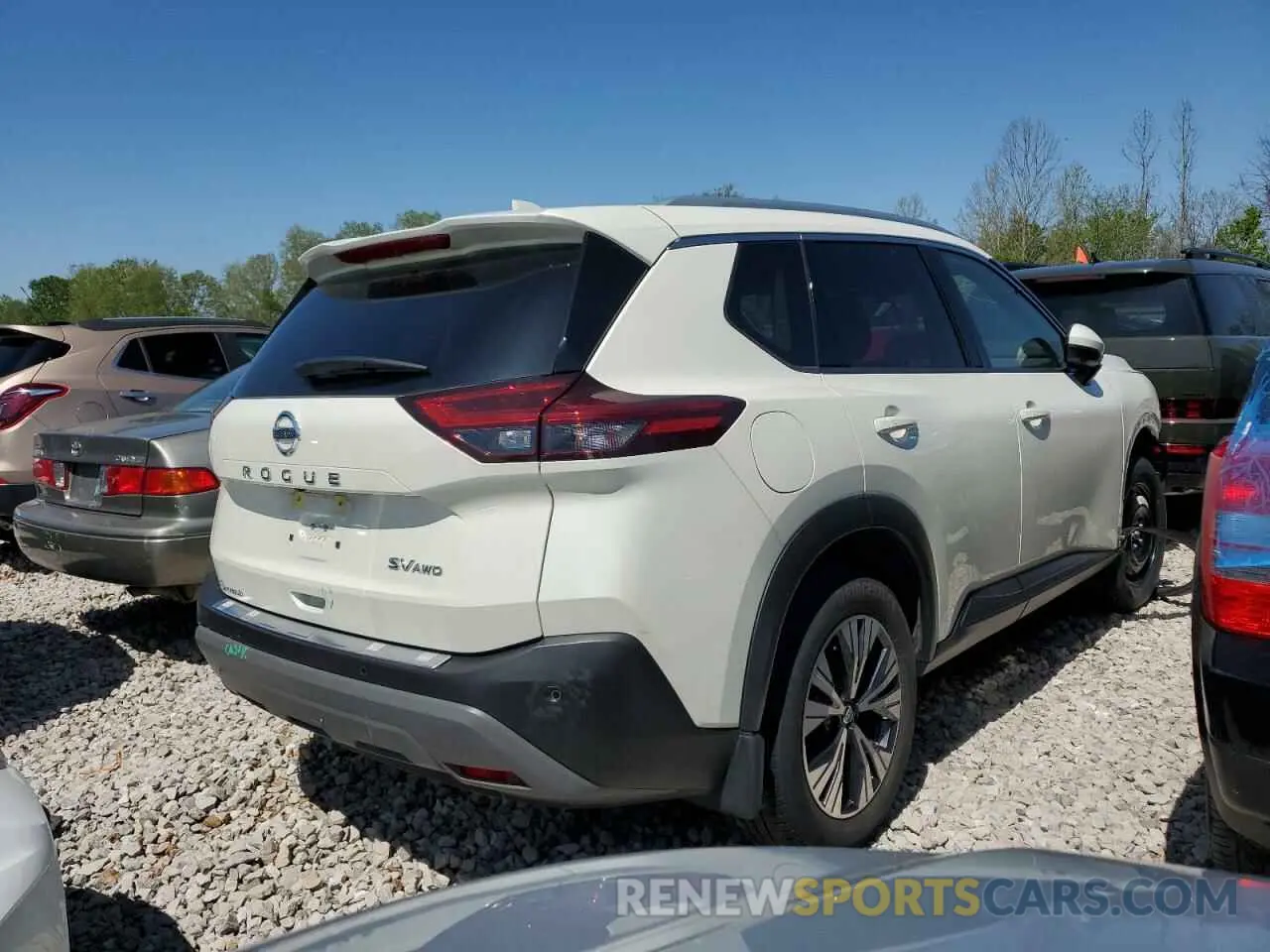 3 Photograph of a damaged car JN8AT3BB9MW235127 NISSAN ROGUE 2021