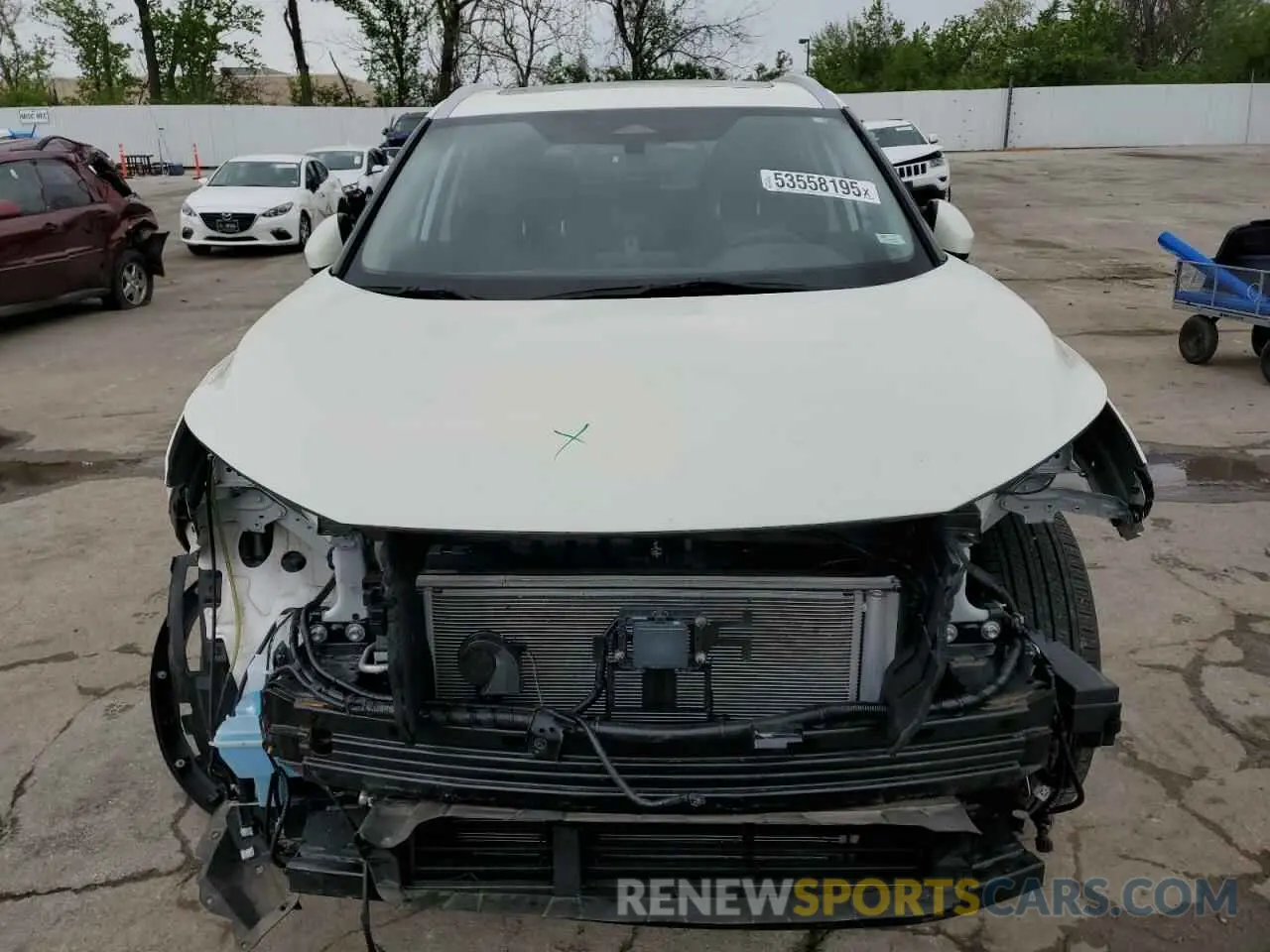 5 Photograph of a damaged car JN8AT3BB9MW235127 NISSAN ROGUE 2021
