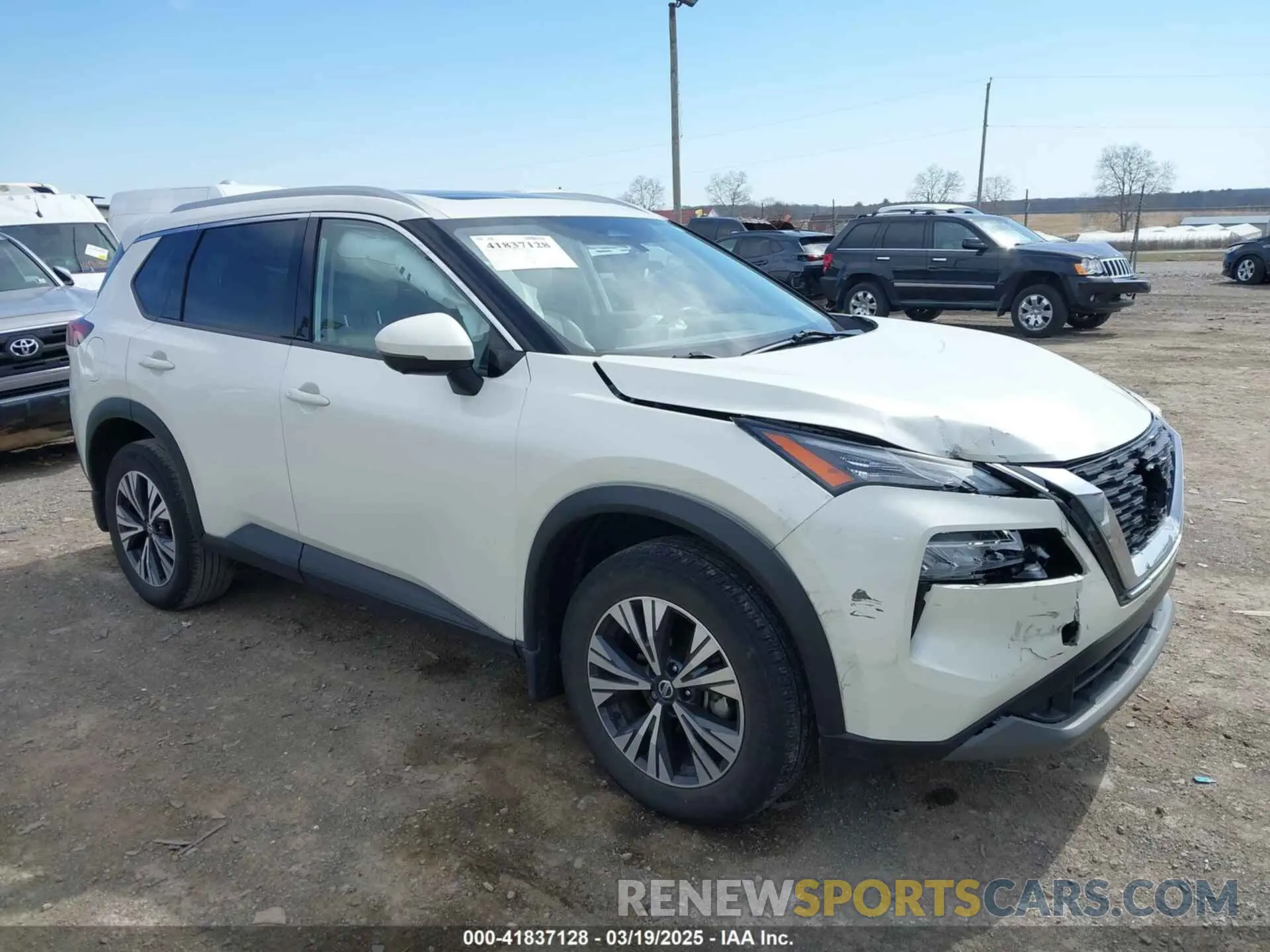 1 Photograph of a damaged car JN8AT3BB9MW237797 NISSAN ROGUE 2021