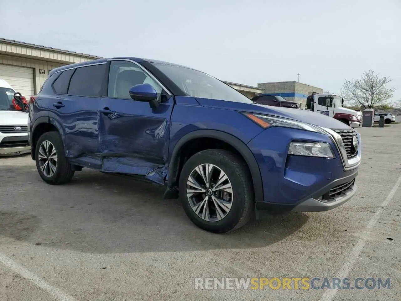 4 Photograph of a damaged car JN8AT3BBXMW215128 NISSAN ROGUE 2021