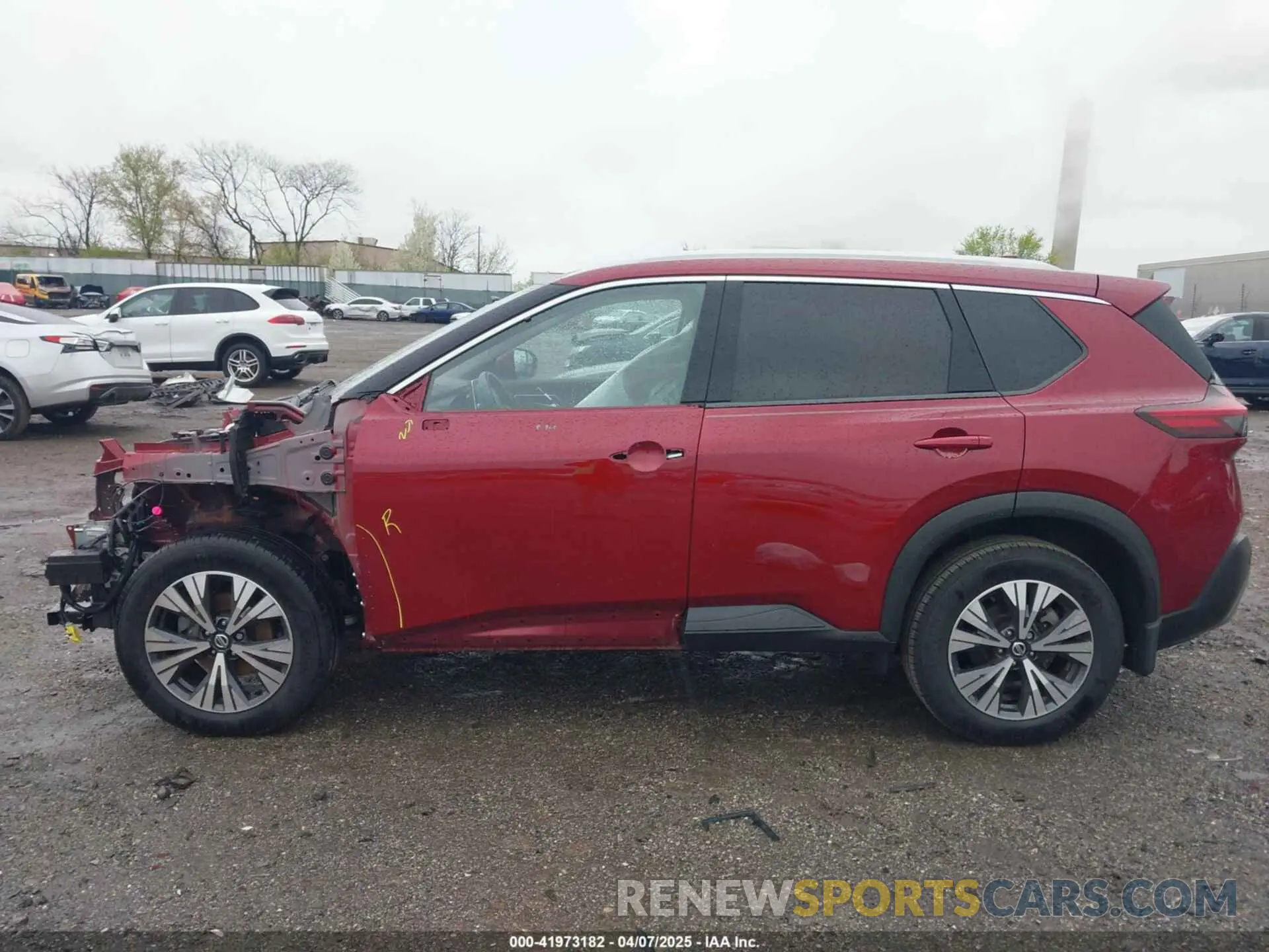 13 Photograph of a damaged car JN8AT3BBXMW219695 NISSAN ROGUE 2021