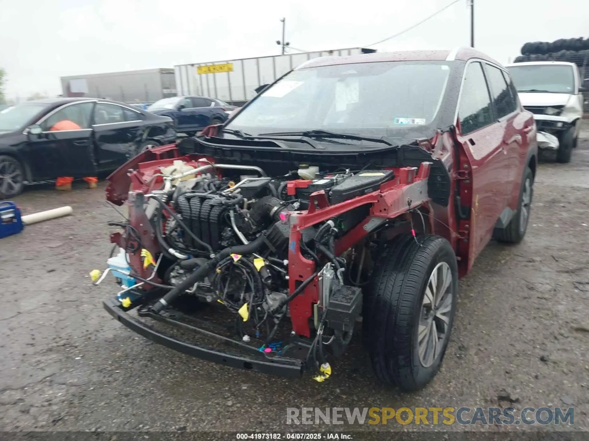 6 Photograph of a damaged car JN8AT3BBXMW219695 NISSAN ROGUE 2021
