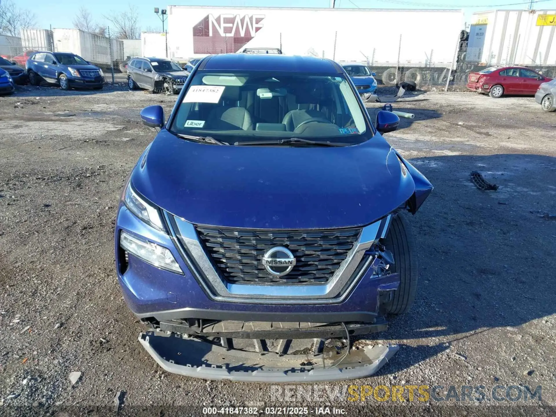 13 Photograph of a damaged car JN8AT3BBXMW225142 NISSAN ROGUE 2021