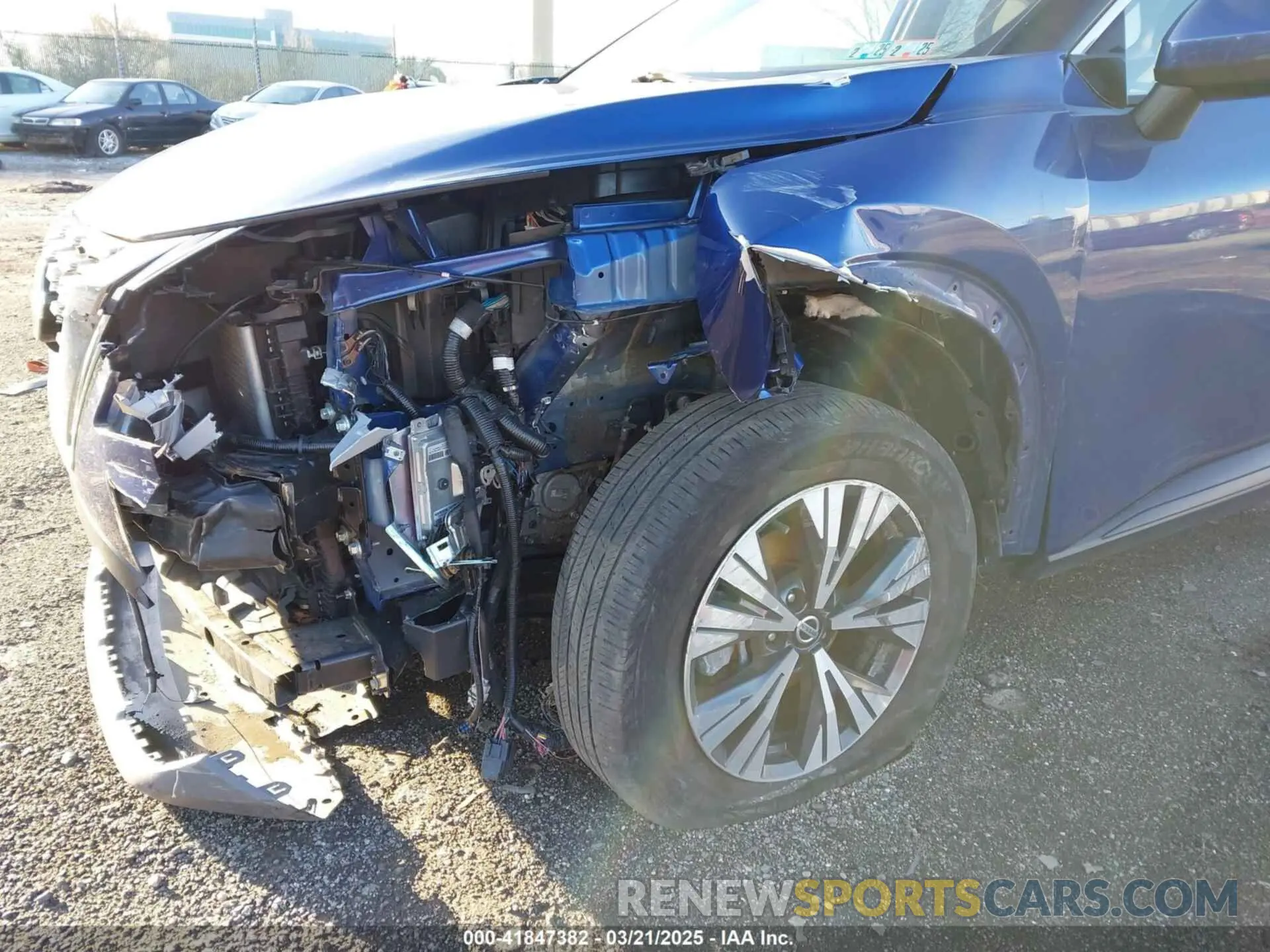 6 Photograph of a damaged car JN8AT3BBXMW225142 NISSAN ROGUE 2021