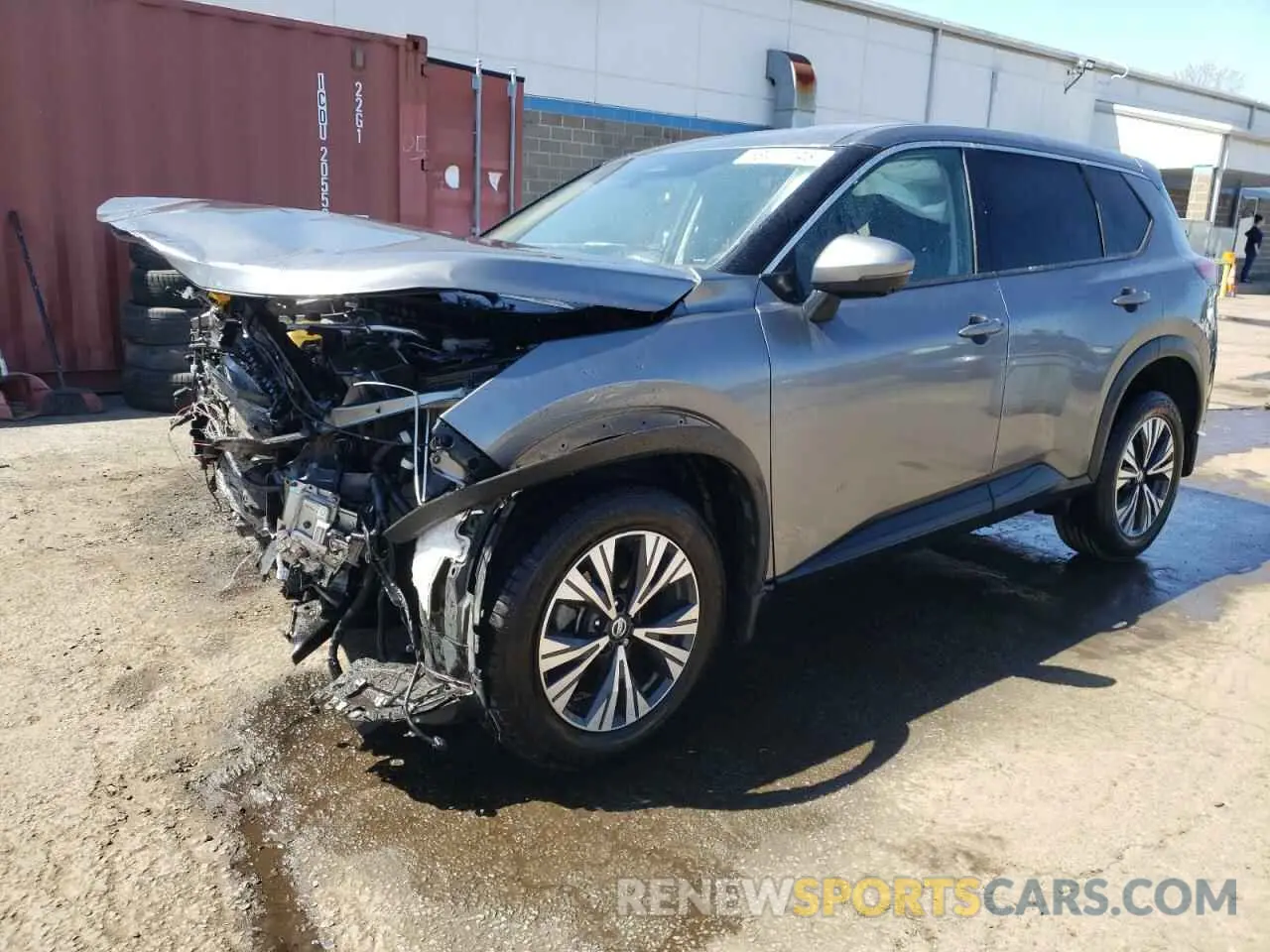 1 Photograph of a damaged car JN8AT3BBXMW232219 NISSAN ROGUE 2021