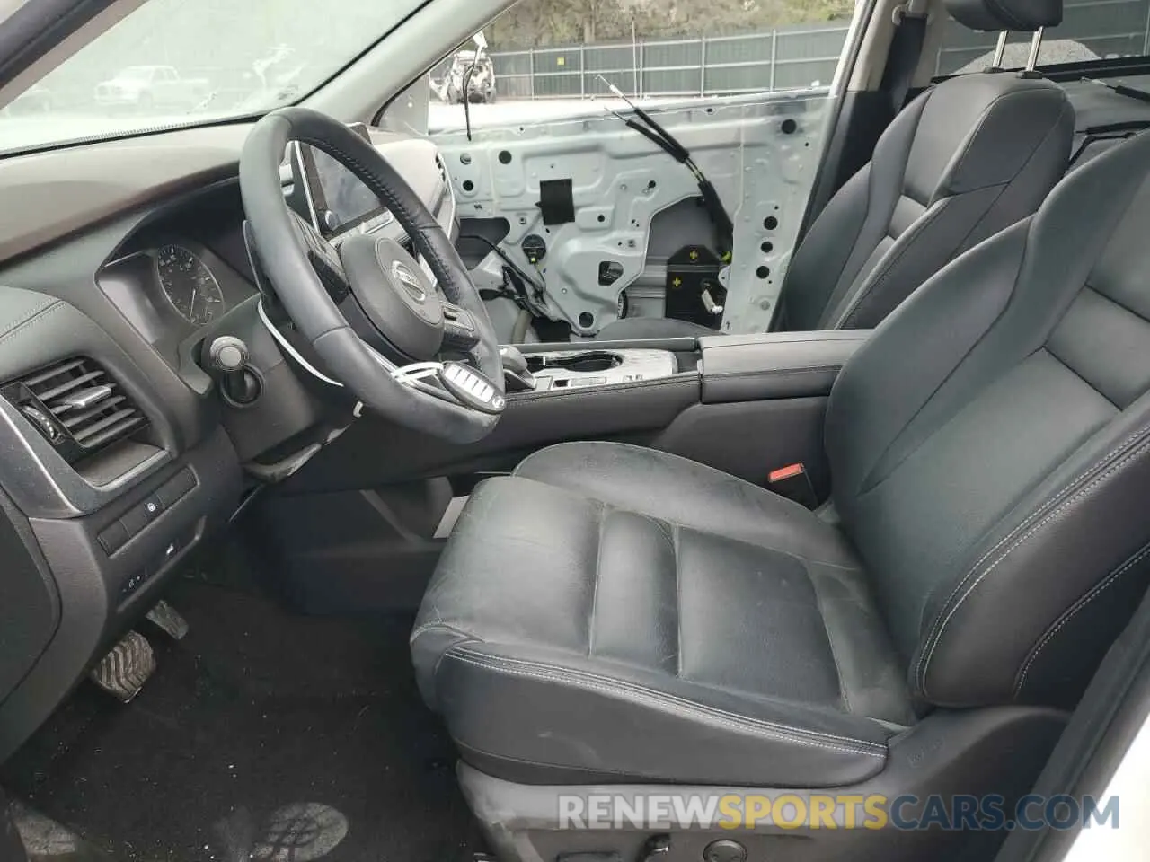 7 Photograph of a damaged car JN8AT3CA0MW018345 NISSAN ROGUE 2021